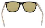 Diesel Chic Black Acetate Sunglasses with Yellow Women's Lenses