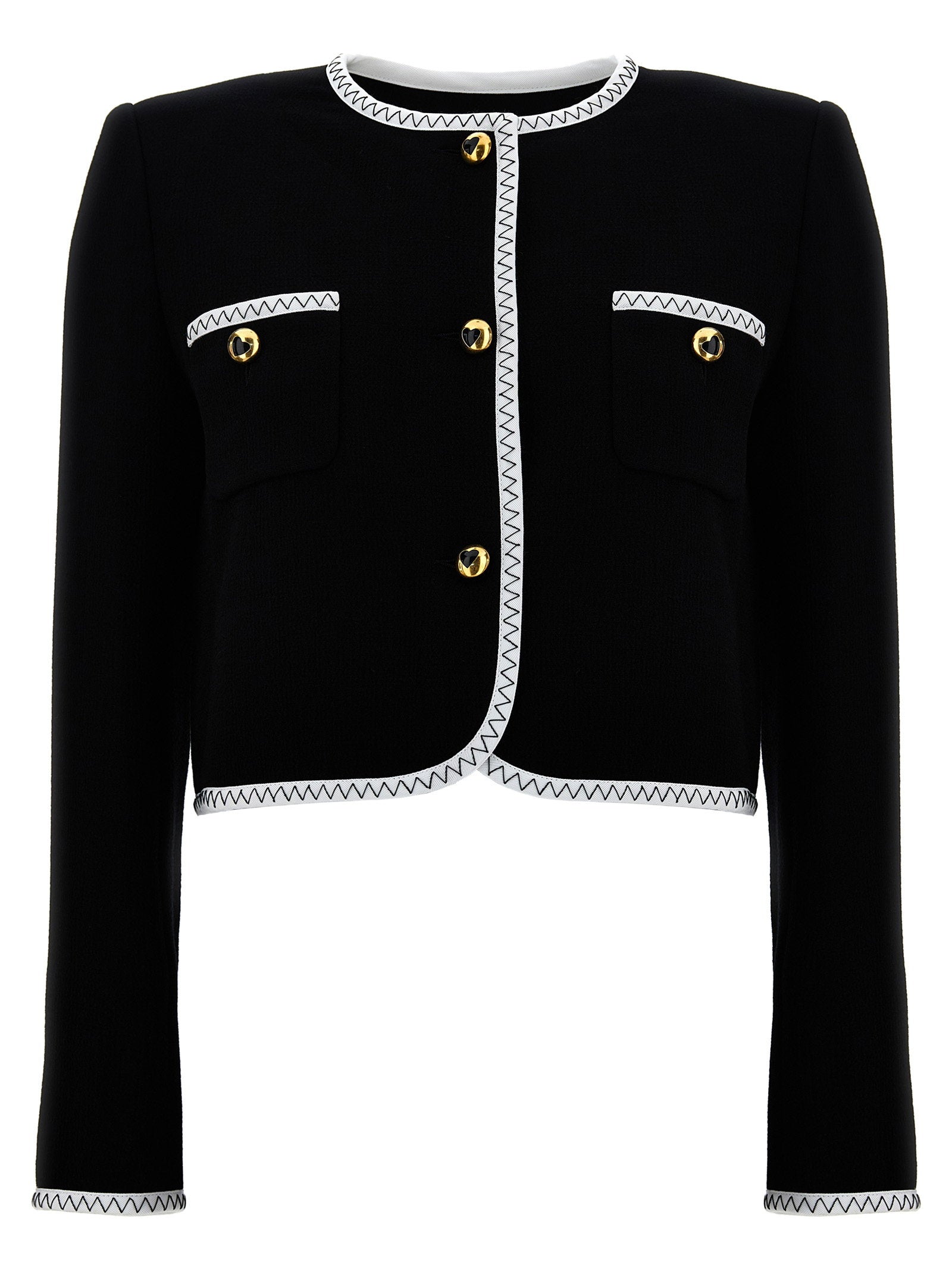 Moschino Women's Crepe Short Jacket