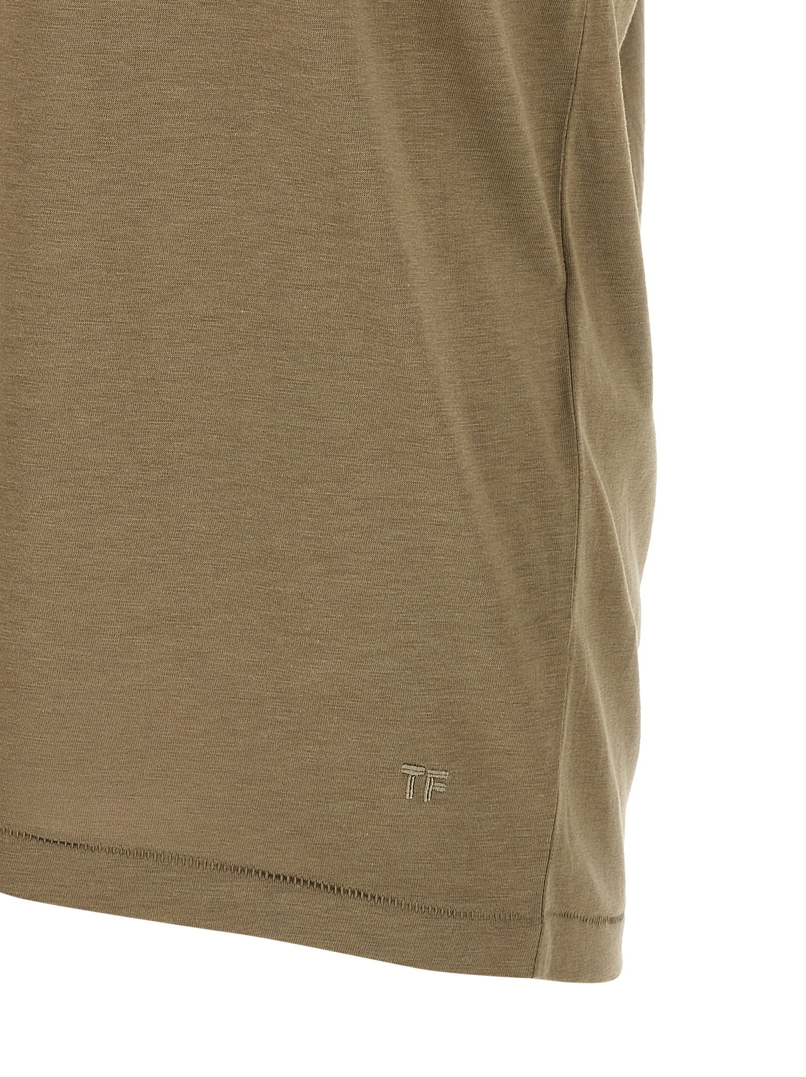 Tom Ford Men's Logo Embroidery T-Shirt