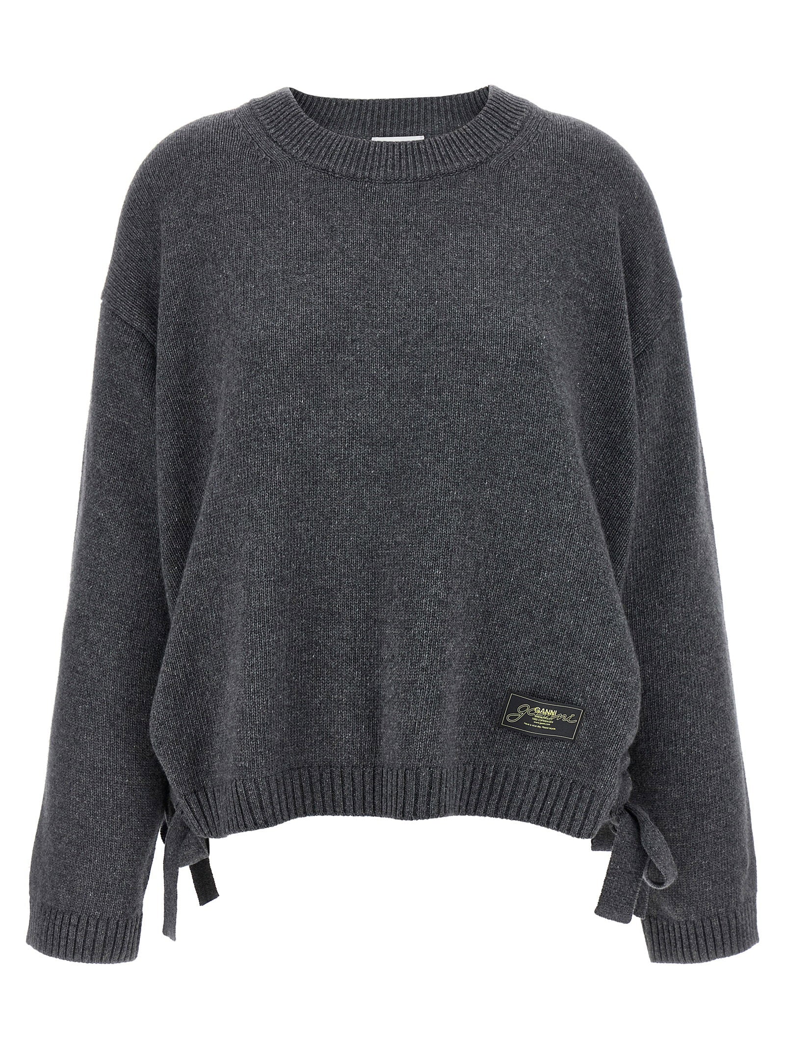 Ganni Women's Side Laces Sweater