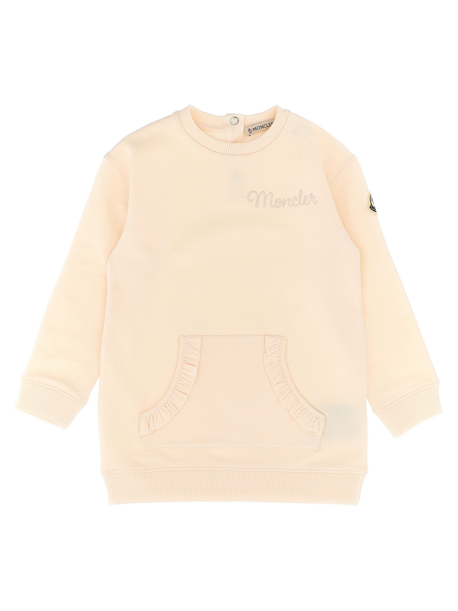 Moncler Enfant Girl's Logo Embroidery Dress