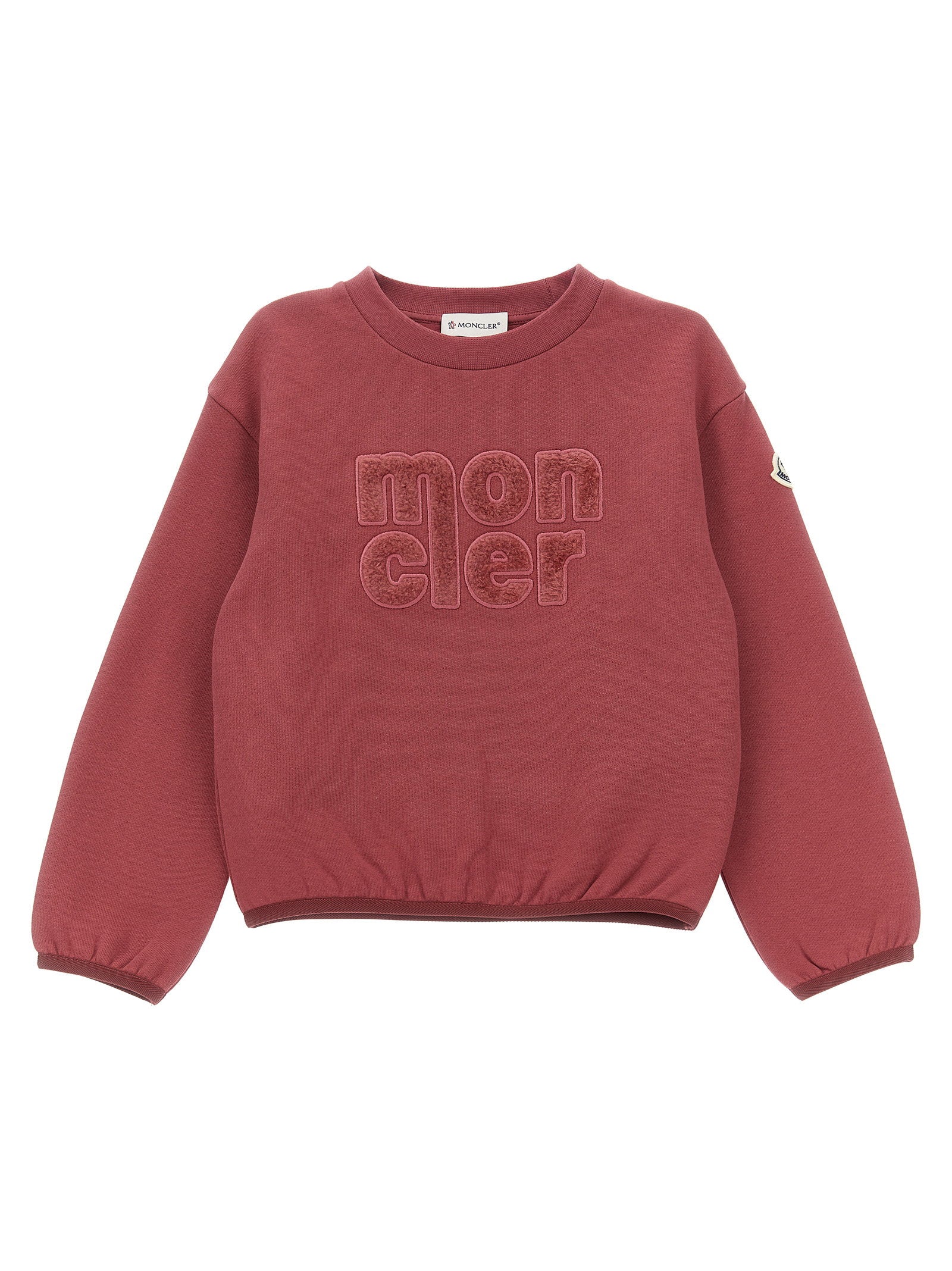 Moncler Enfant Girl's Teddy Logo Sweatshirt