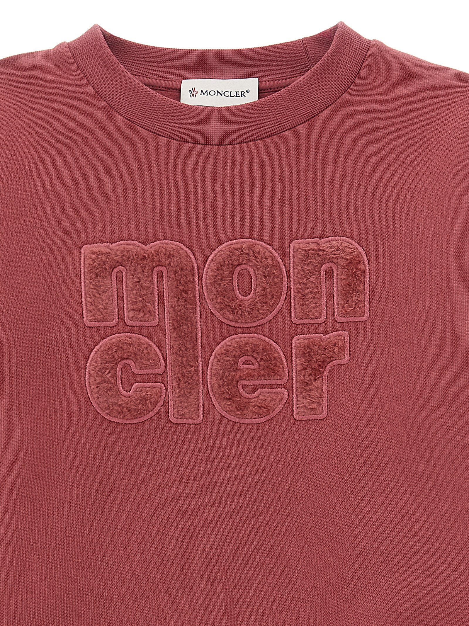 Moncler Enfant Girl's Teddy Logo Sweatshirt