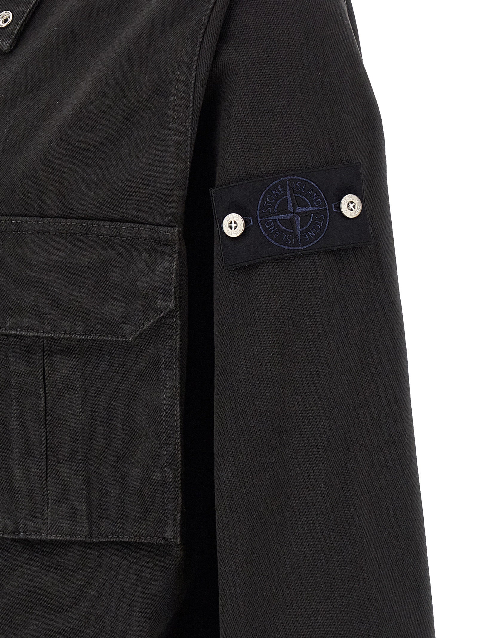 Stone Island Men's Denim Overshirt
