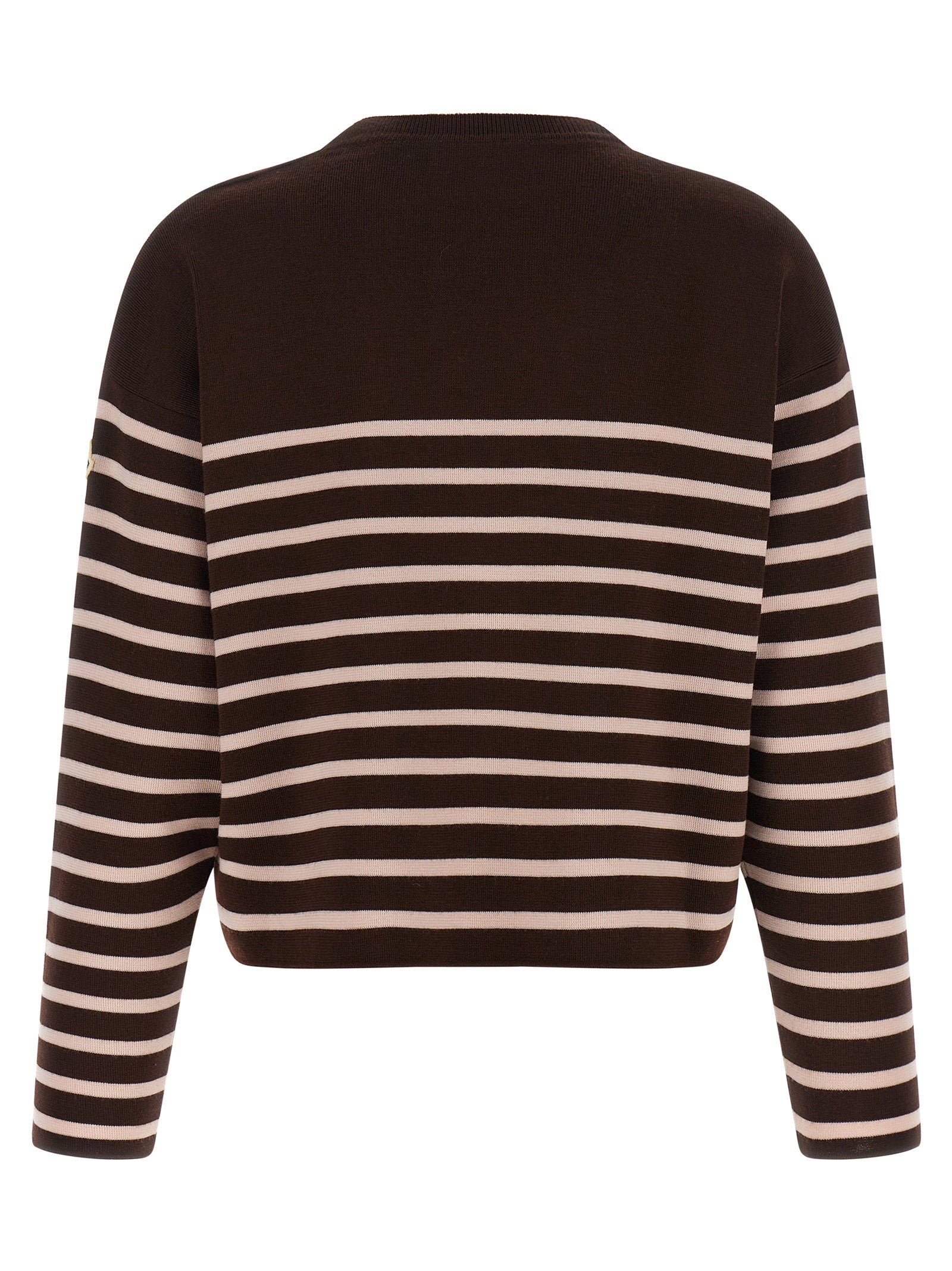 Moncler Women's Striped Sweater With Embroidery