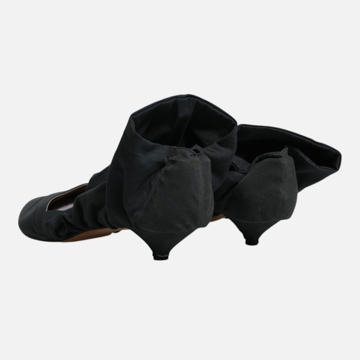 Dolce & Gabbana Green Cotton Sock Style Ankle Boots Women's Shoes (Pre-Owned)