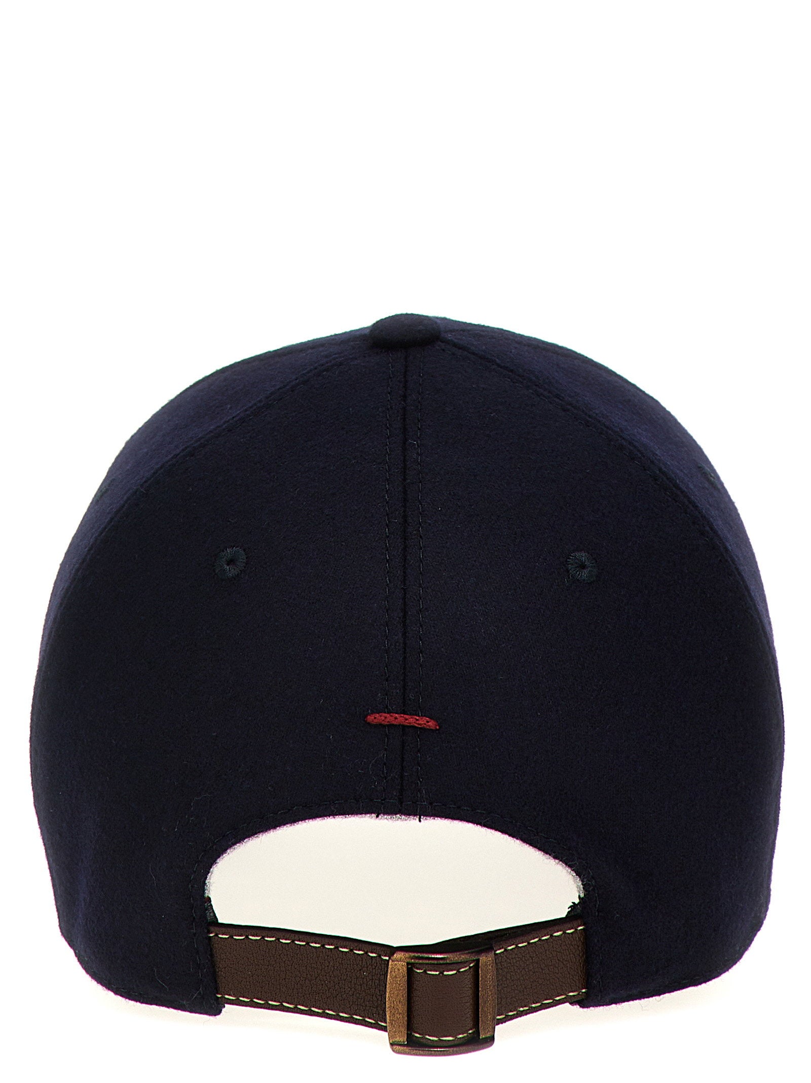 Brunello Cucinelli Men's Logo Embroidery Cap