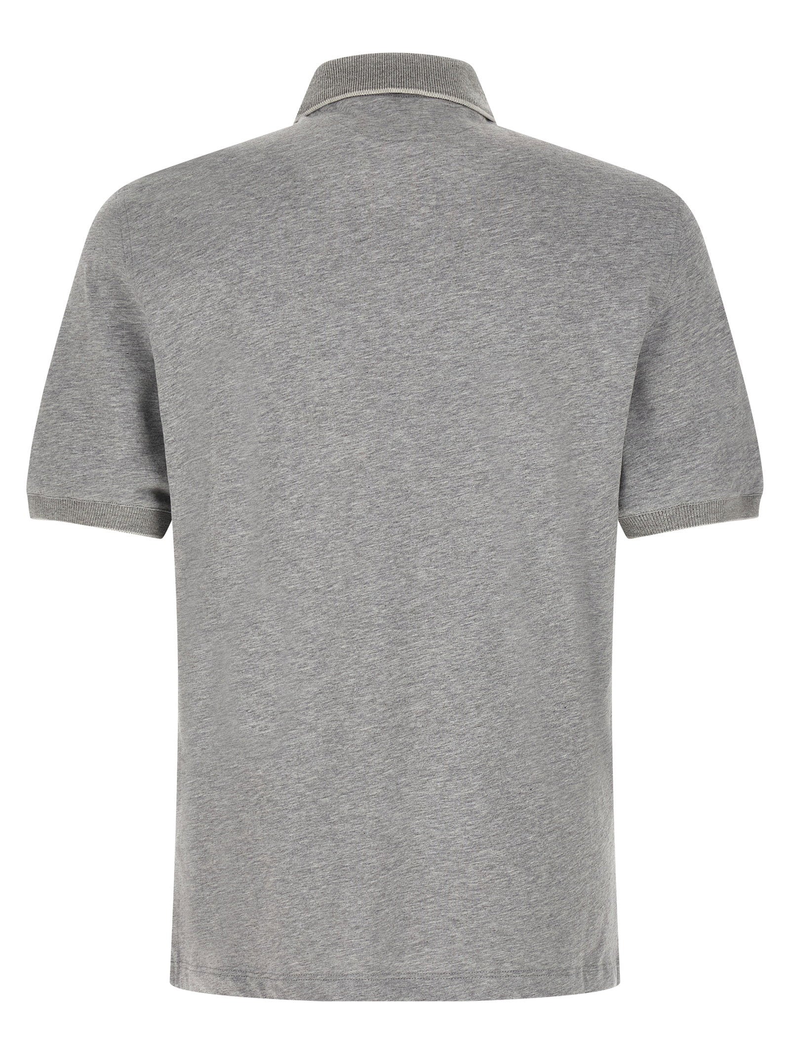 Brunello Cucinelli Men's Stretch Jersey Polo Shirt