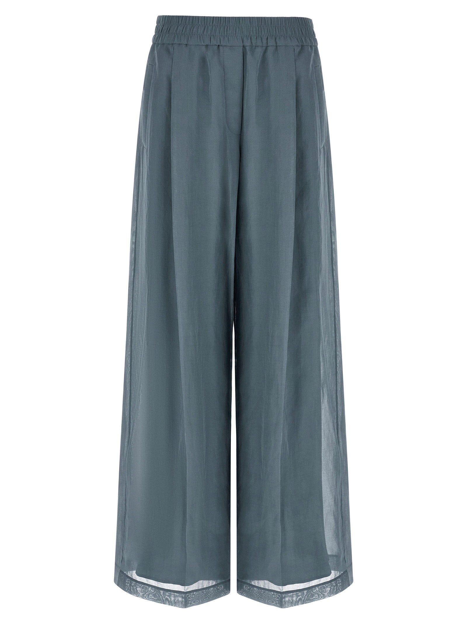 Brunello Cucinelli Women's Loose Track Pants