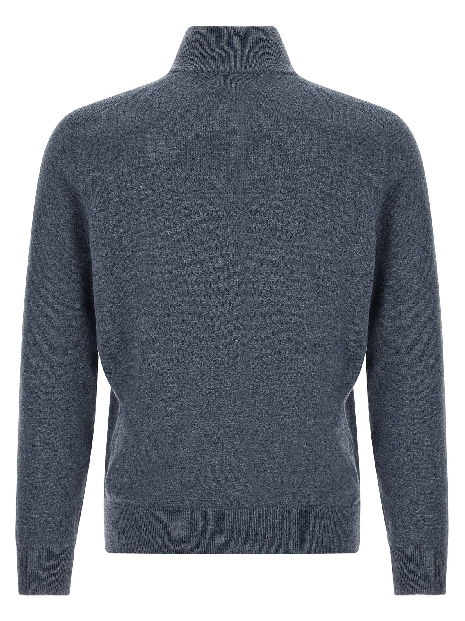 Brunello Cucinelli Men's Half-Zip Sweater