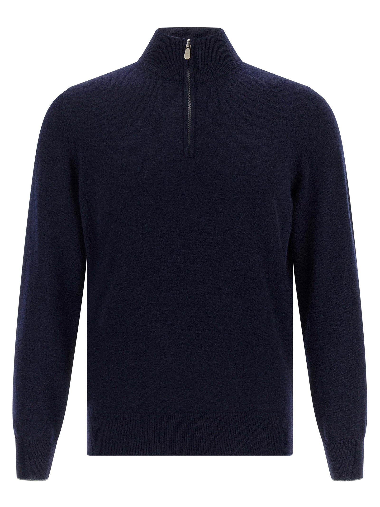 Brunello Cucinelli Men's Half-Zip Sweater