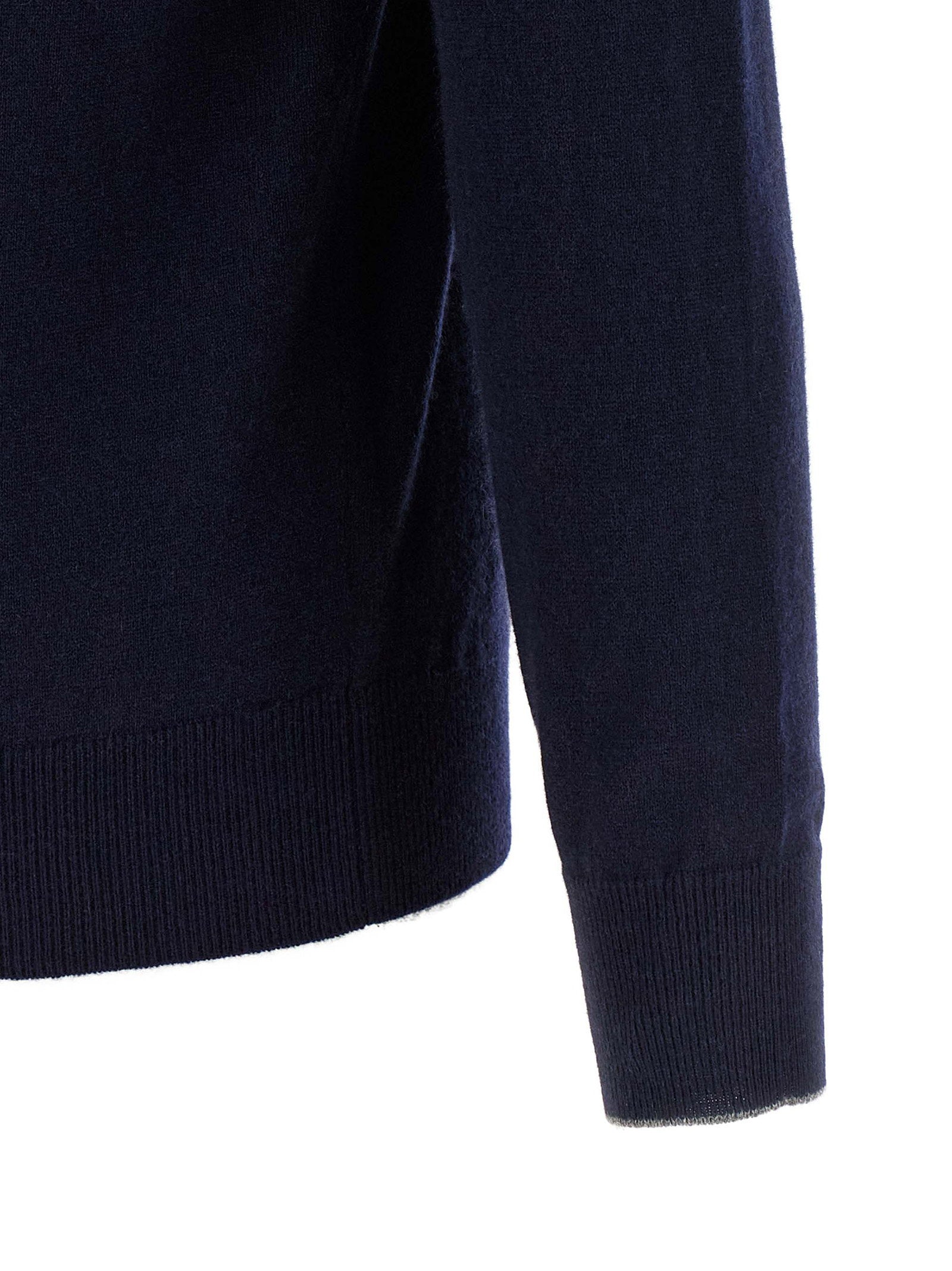 Brunello Cucinelli Men's Half-Zip Sweater