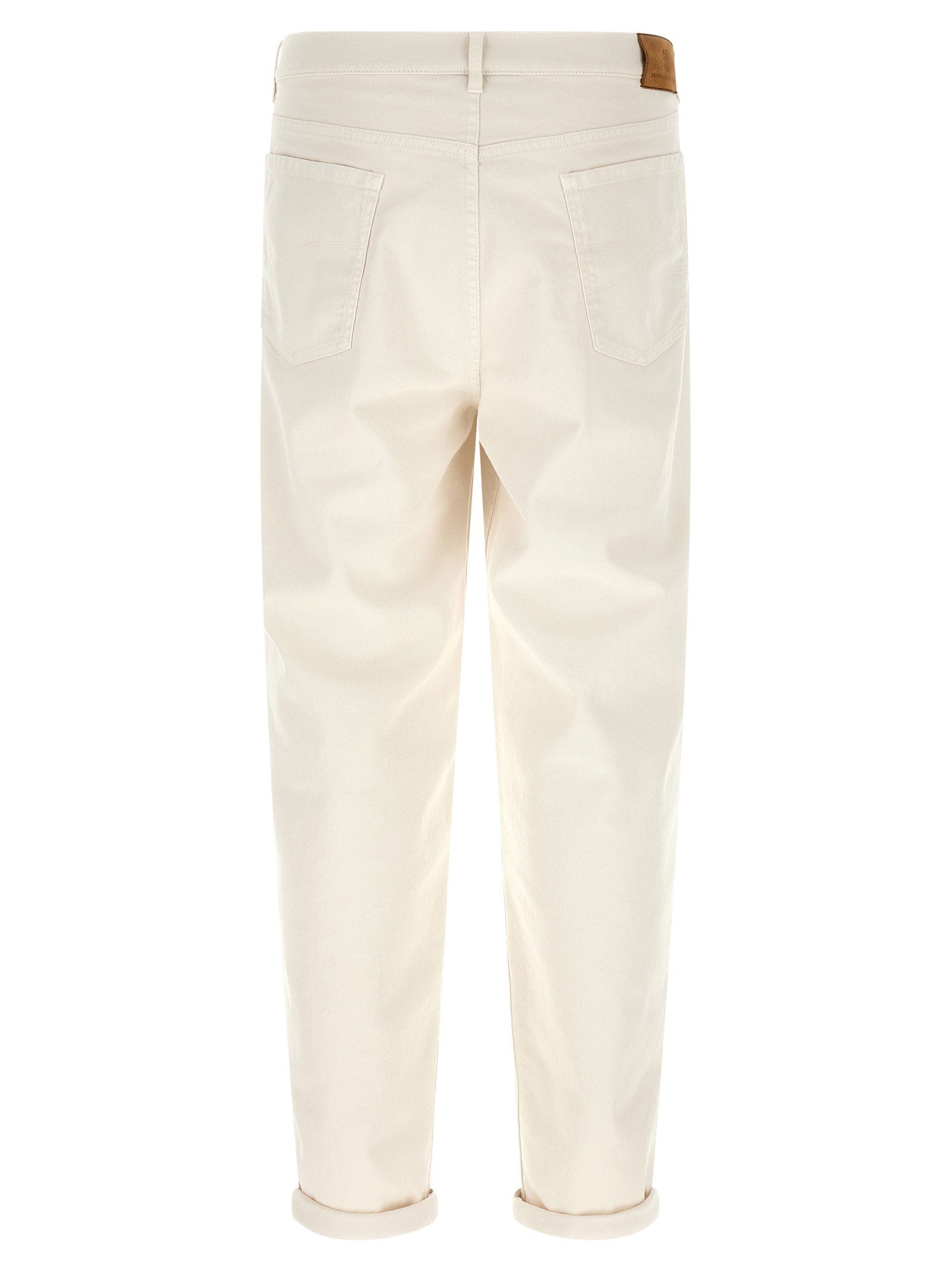 Brunello Cucinelli Men's Garment-Dyed Denim Jeans