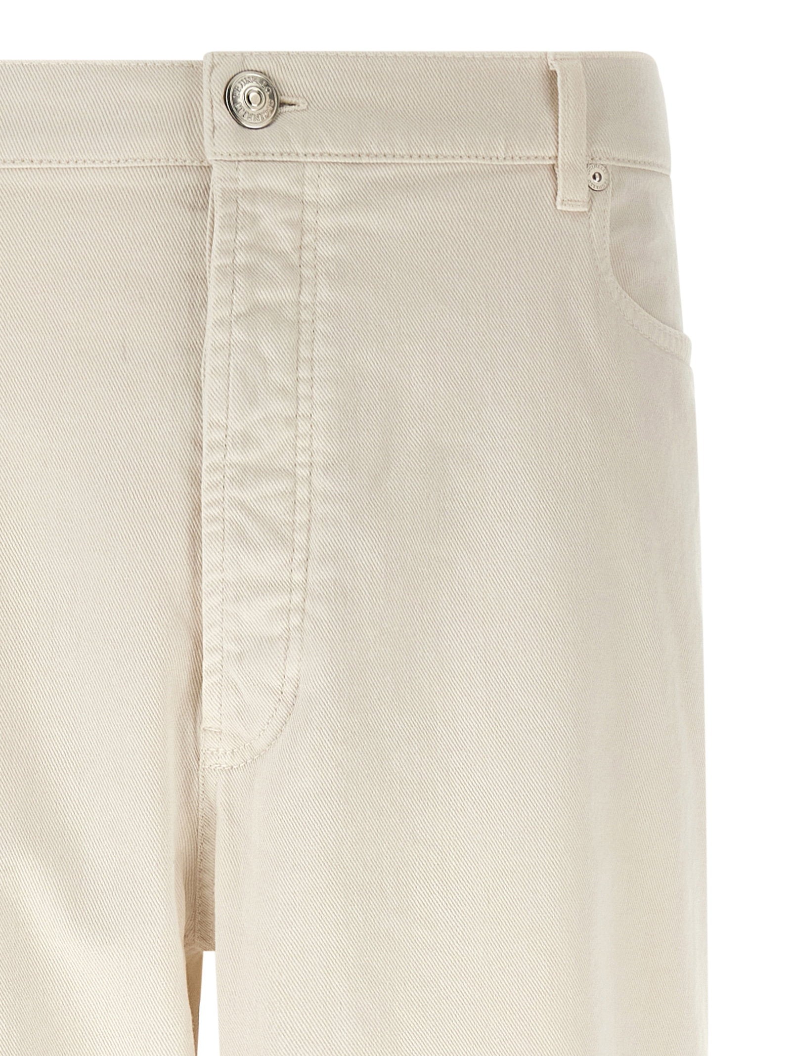 Brunello Cucinelli Men's Garment-Dyed Denim Jeans