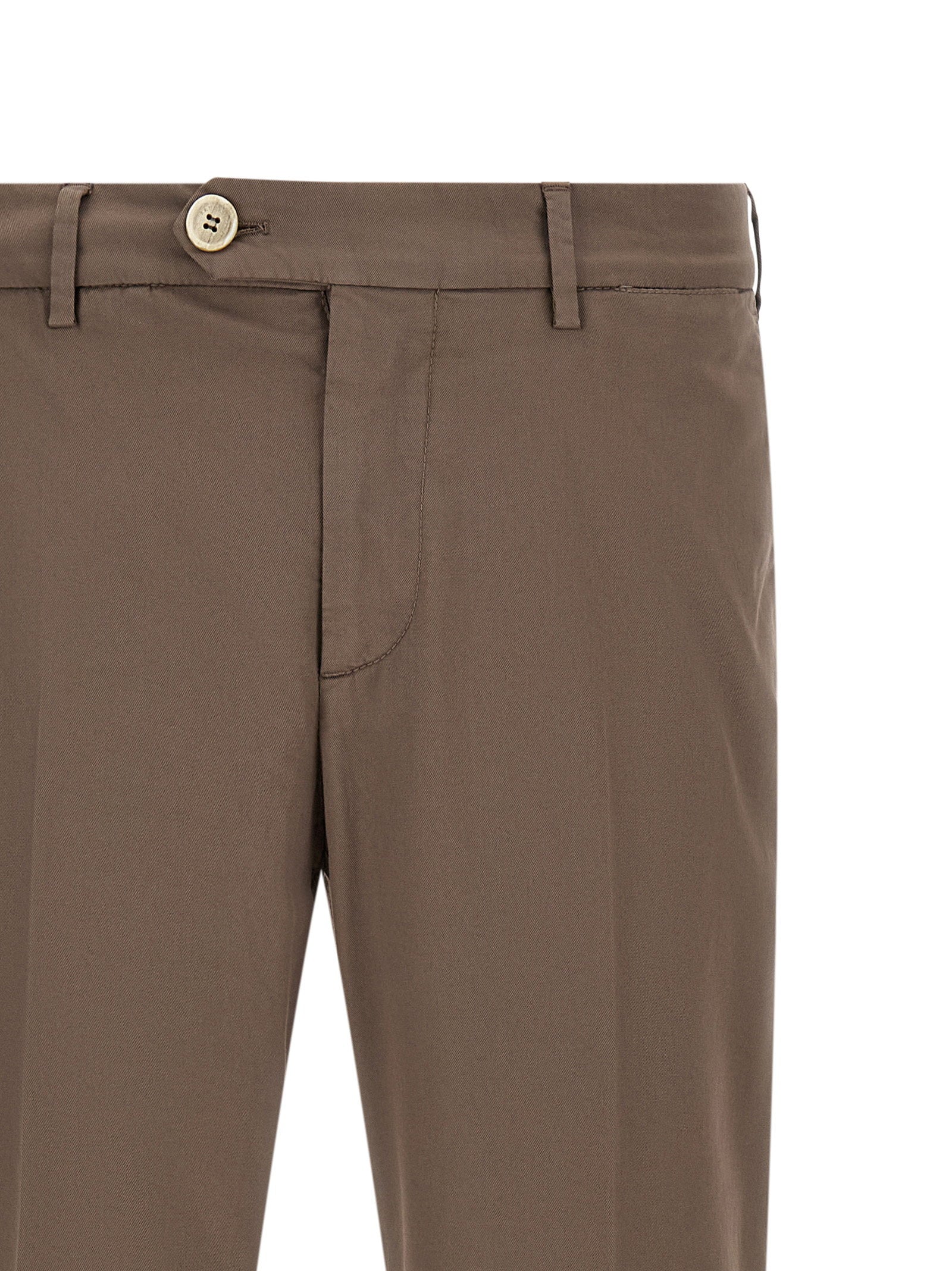 Brunello Cucinelli Men's American Pima Cotton Pants