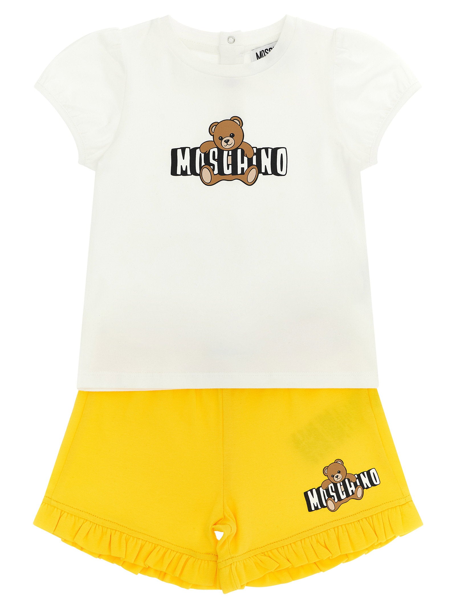 Moschino Baby Girl's Moschino Teddy Bear T-Shirt + Shorts