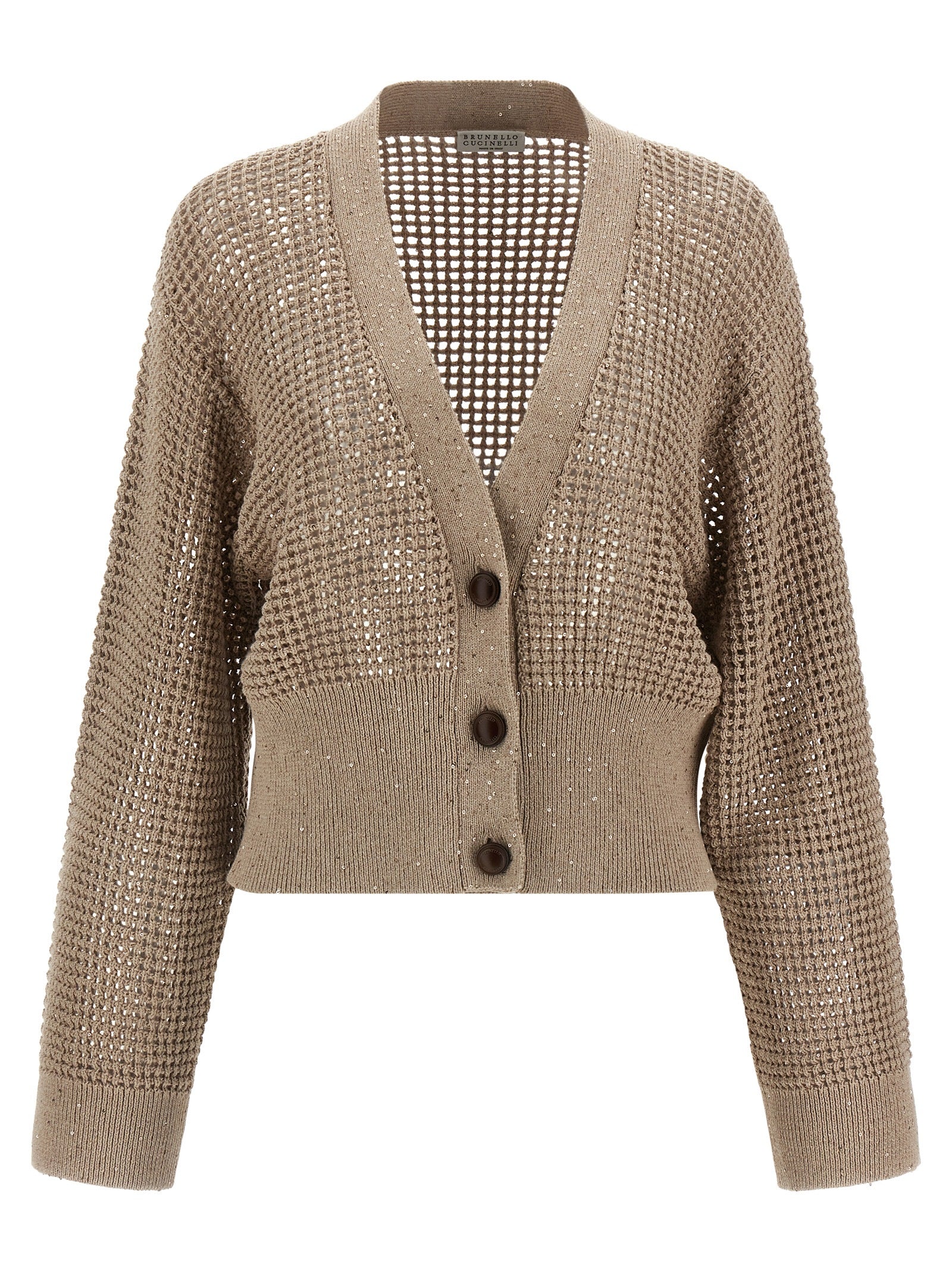 Brunello Cucinelli Women's Cadrigan Sequin Mesh
