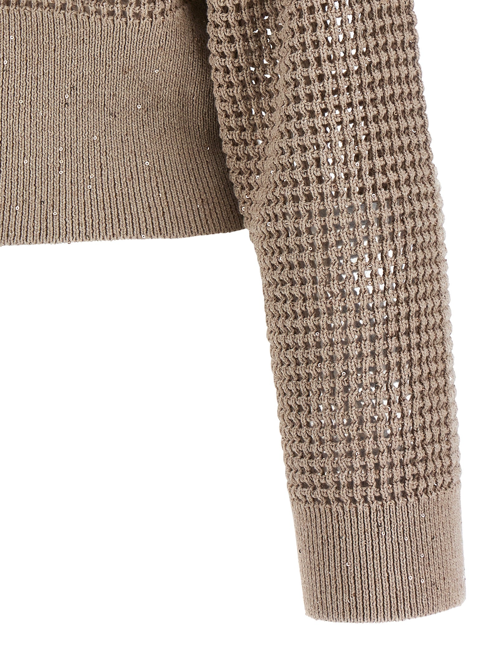 Brunello Cucinelli Women's Cadrigan Sequin Mesh