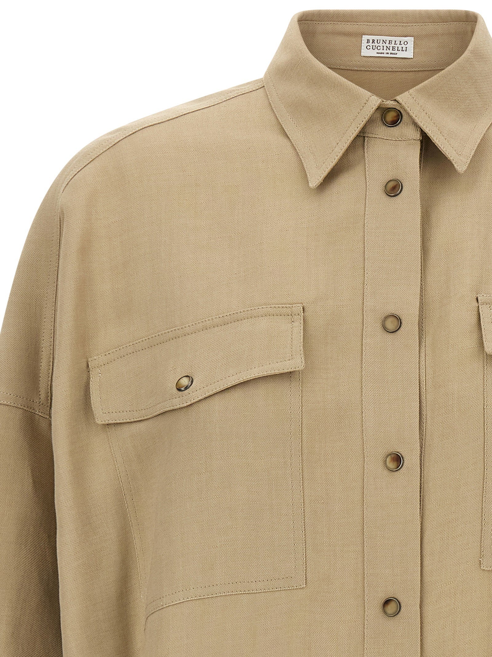 Brunello Cucinelli Women's Fluid Twill Shirt