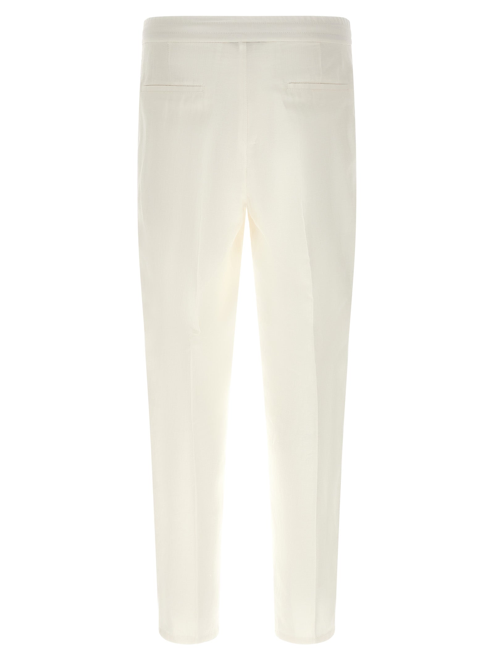 Brunello Cucinelli Men's Linen Trousers