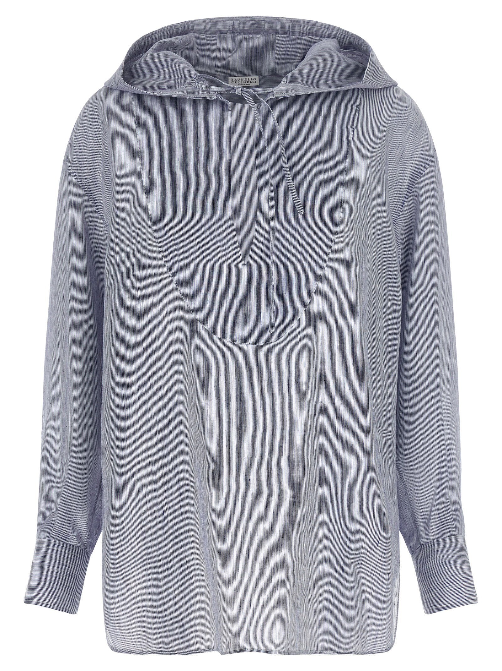 Brunello Cucinelli Women's Hooded Shirt