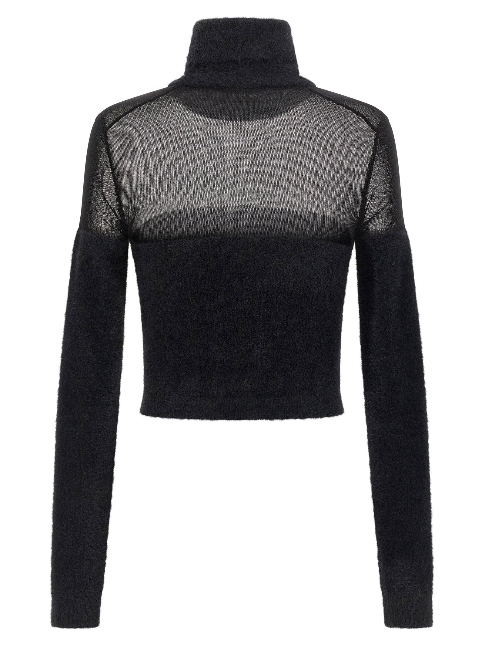 Elisabetta Franchi Women's Brushed Insert Turtleneck Sweater