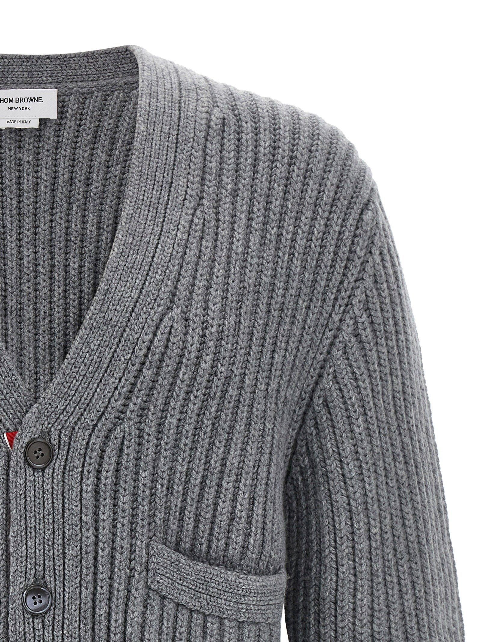 Thom Browne Men's Rwb Tape Cardigan
