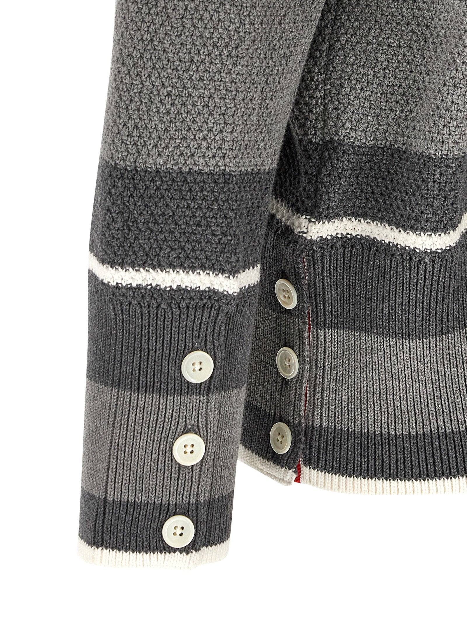 Thom Browne Men's Striped Cardigan