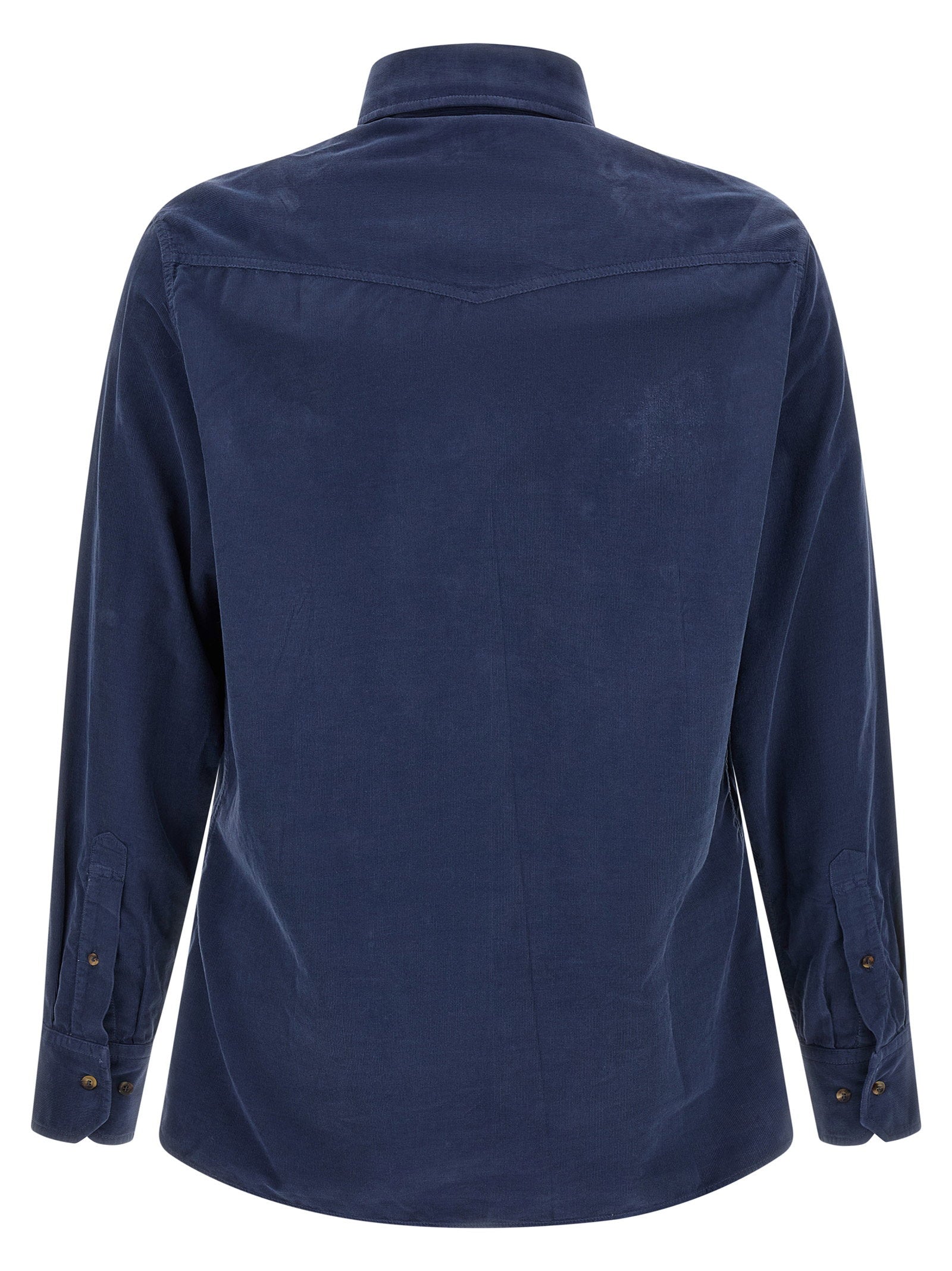 Brunello Cucinelli Men's Corduroy Shirt