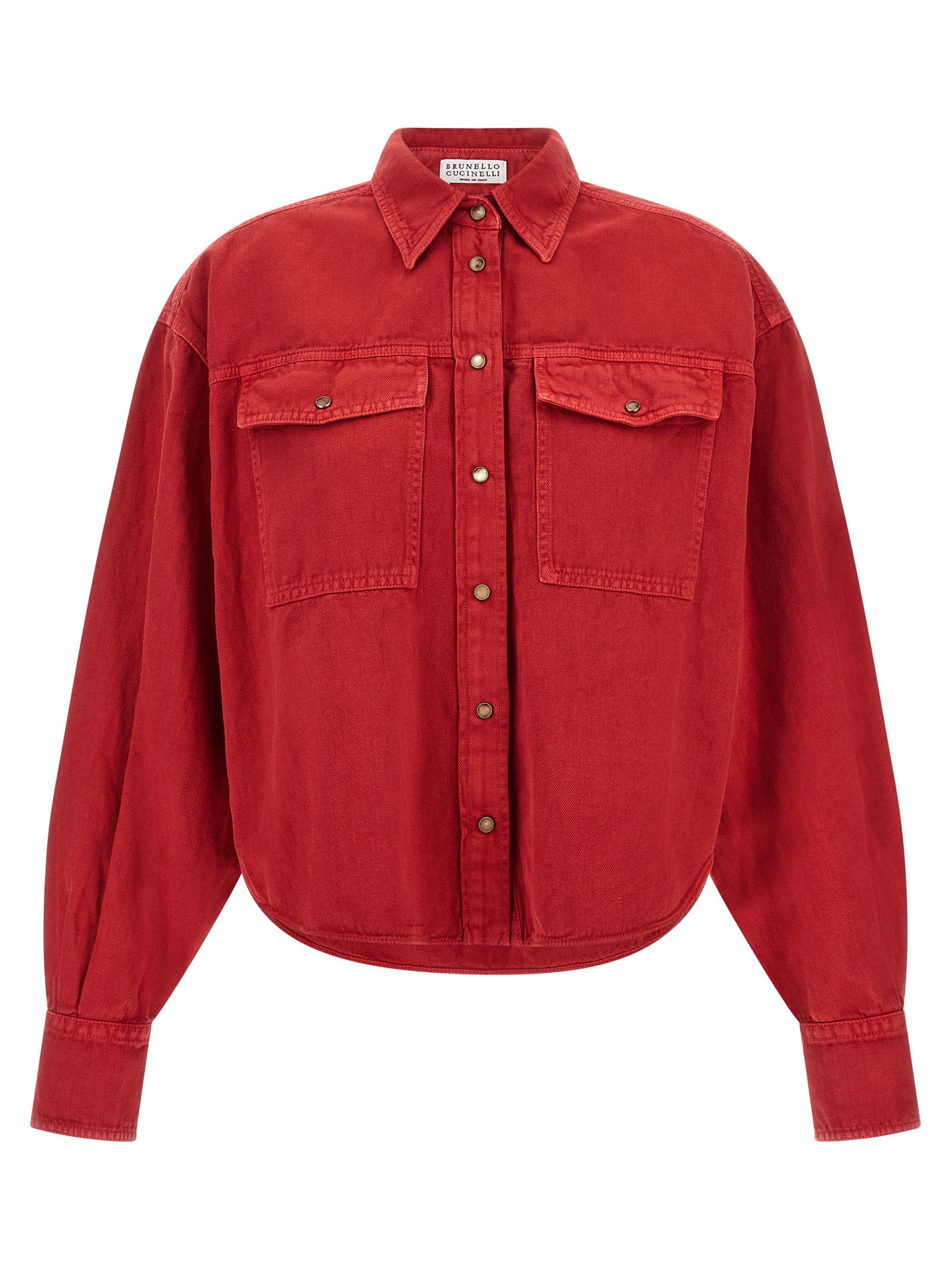 Brunello Cucinelli Women's Cotton And Linen Shirt