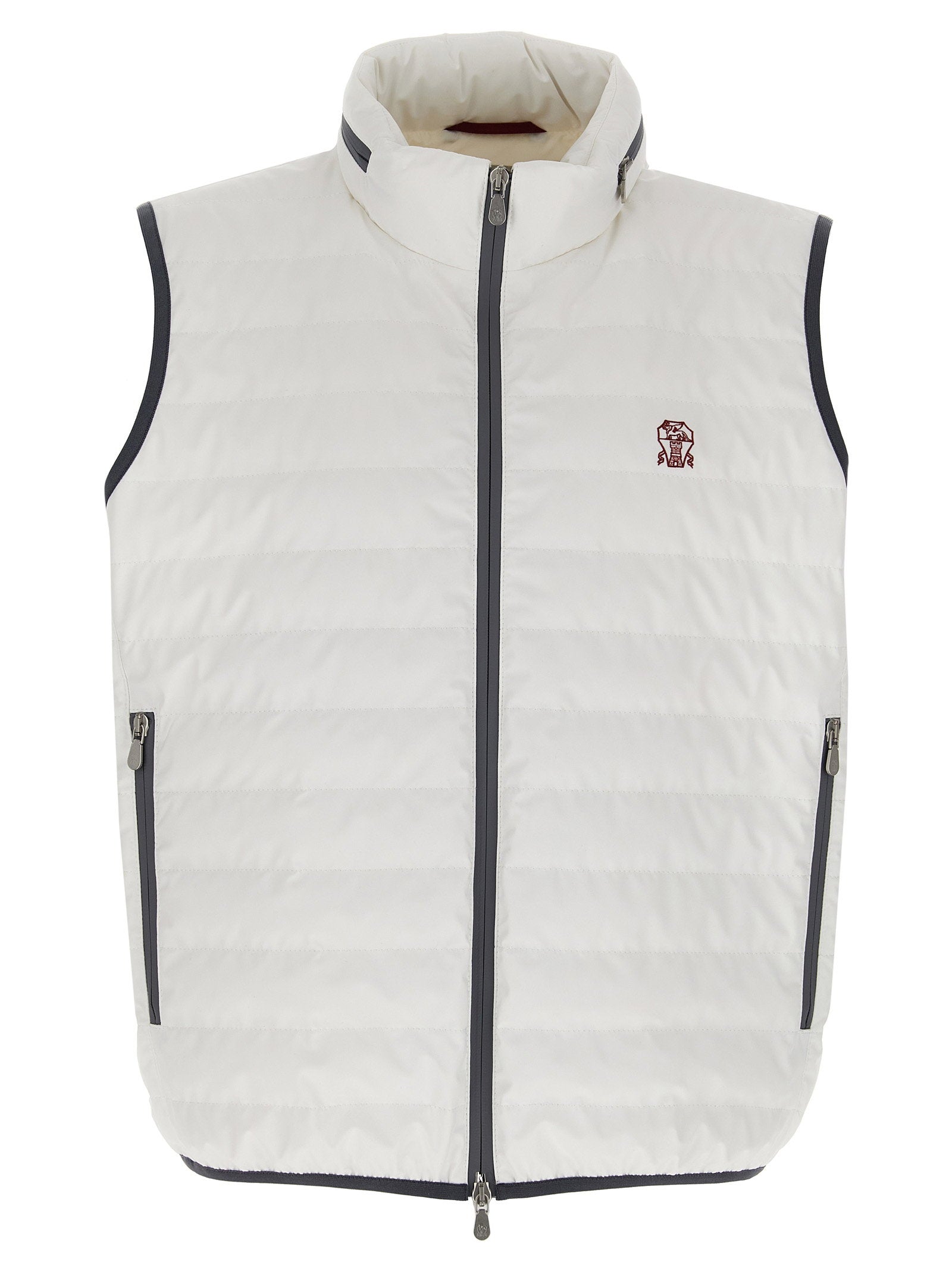 Brunello Cucinelli Men's Logo Vest