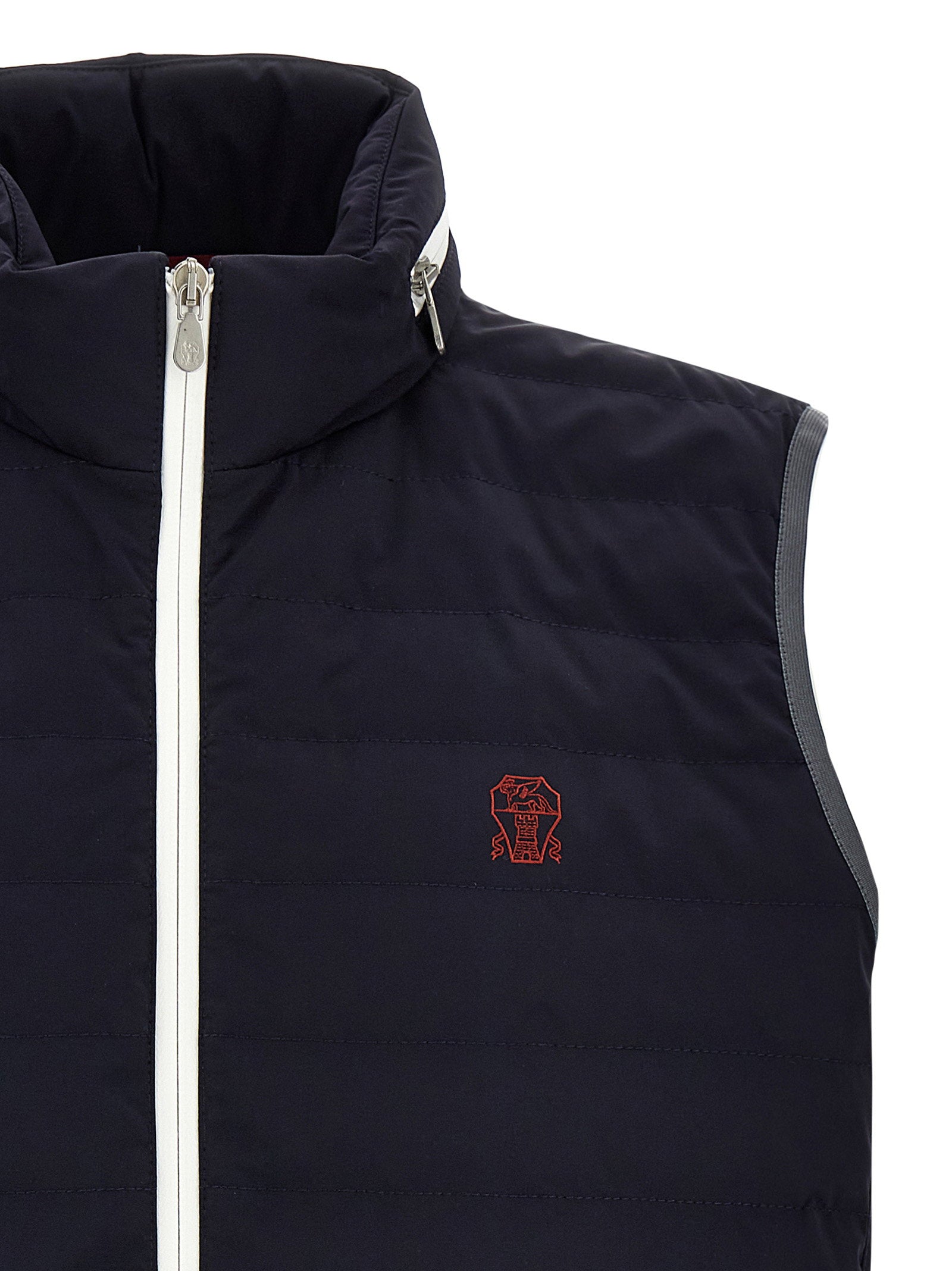 Brunello Cucinelli Men's Logo Vest