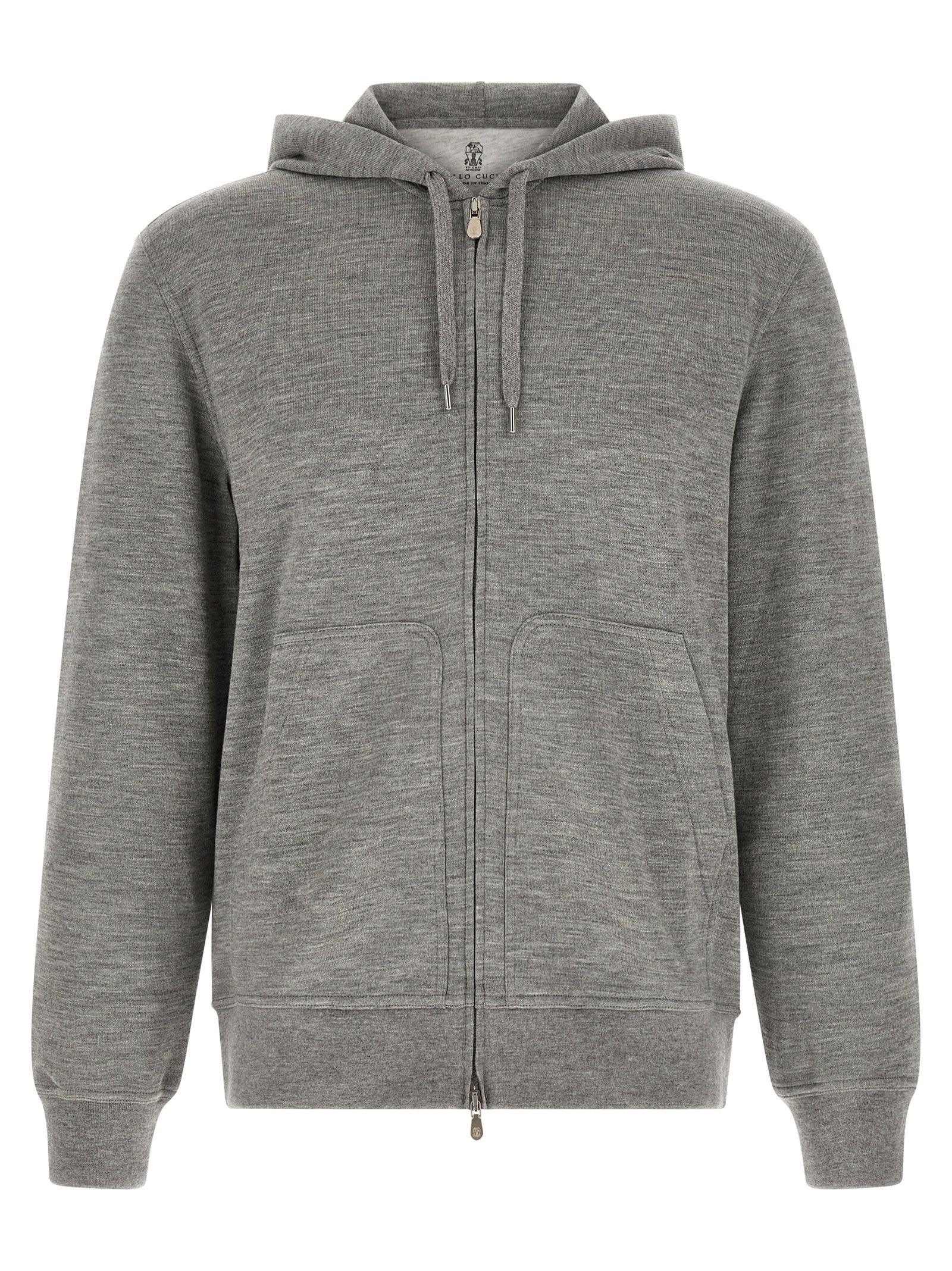 Brunello Cucinelli Men's Cashmere And Silk Hoodie