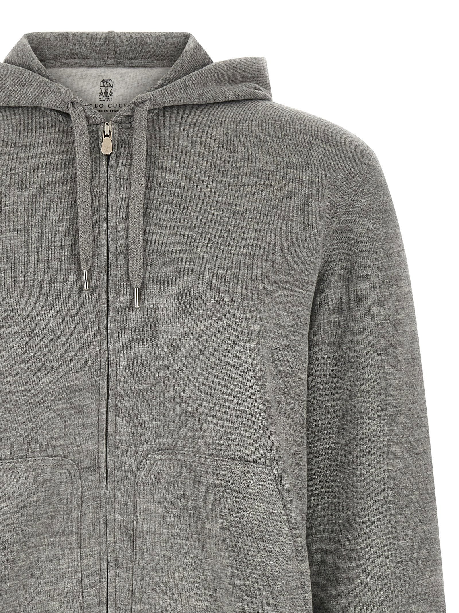 Brunello Cucinelli Men's Cashmere And Silk Hoodie