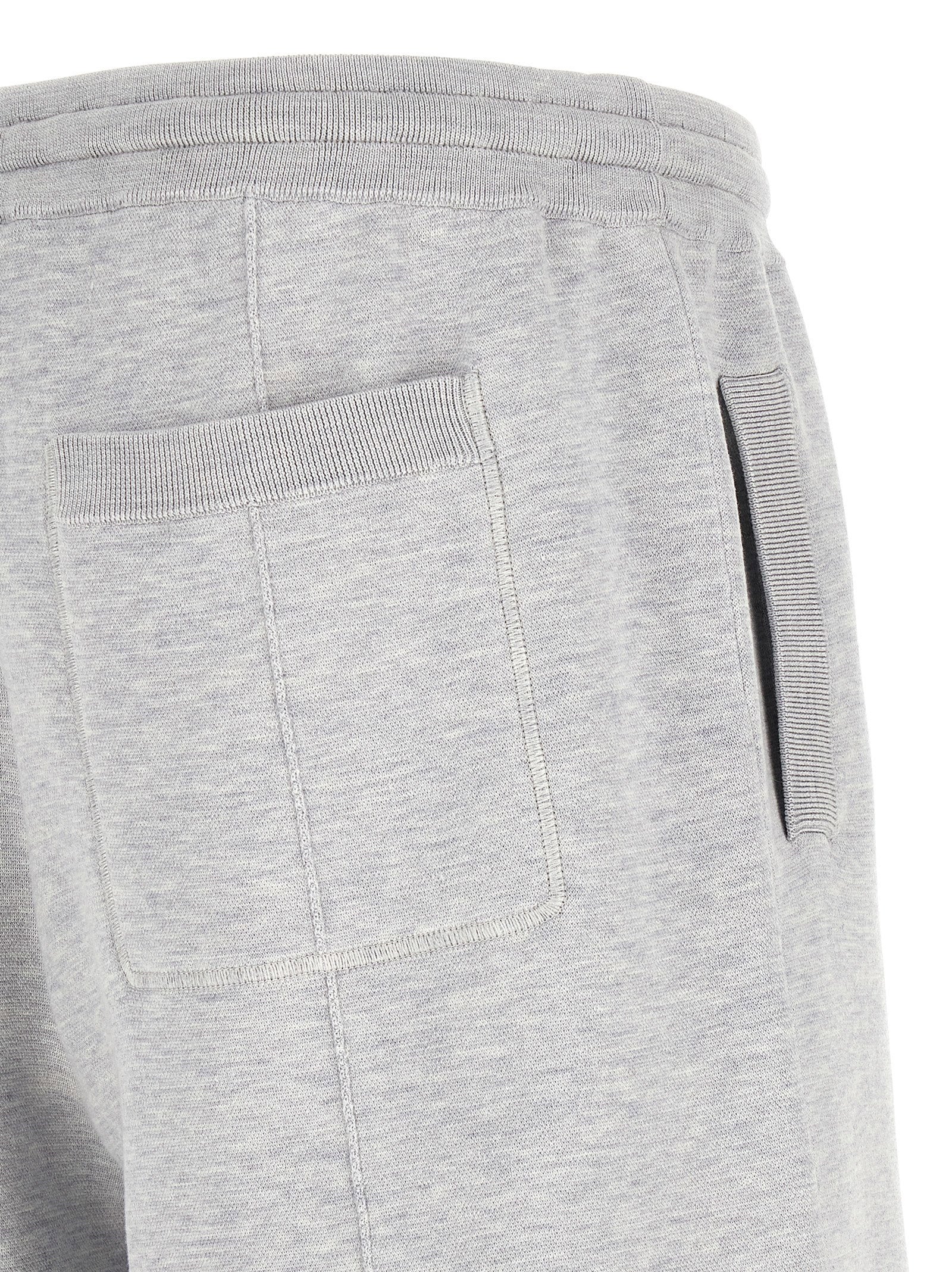 Brunello Cucinelli Men's Double Knit Bermuda Shorts