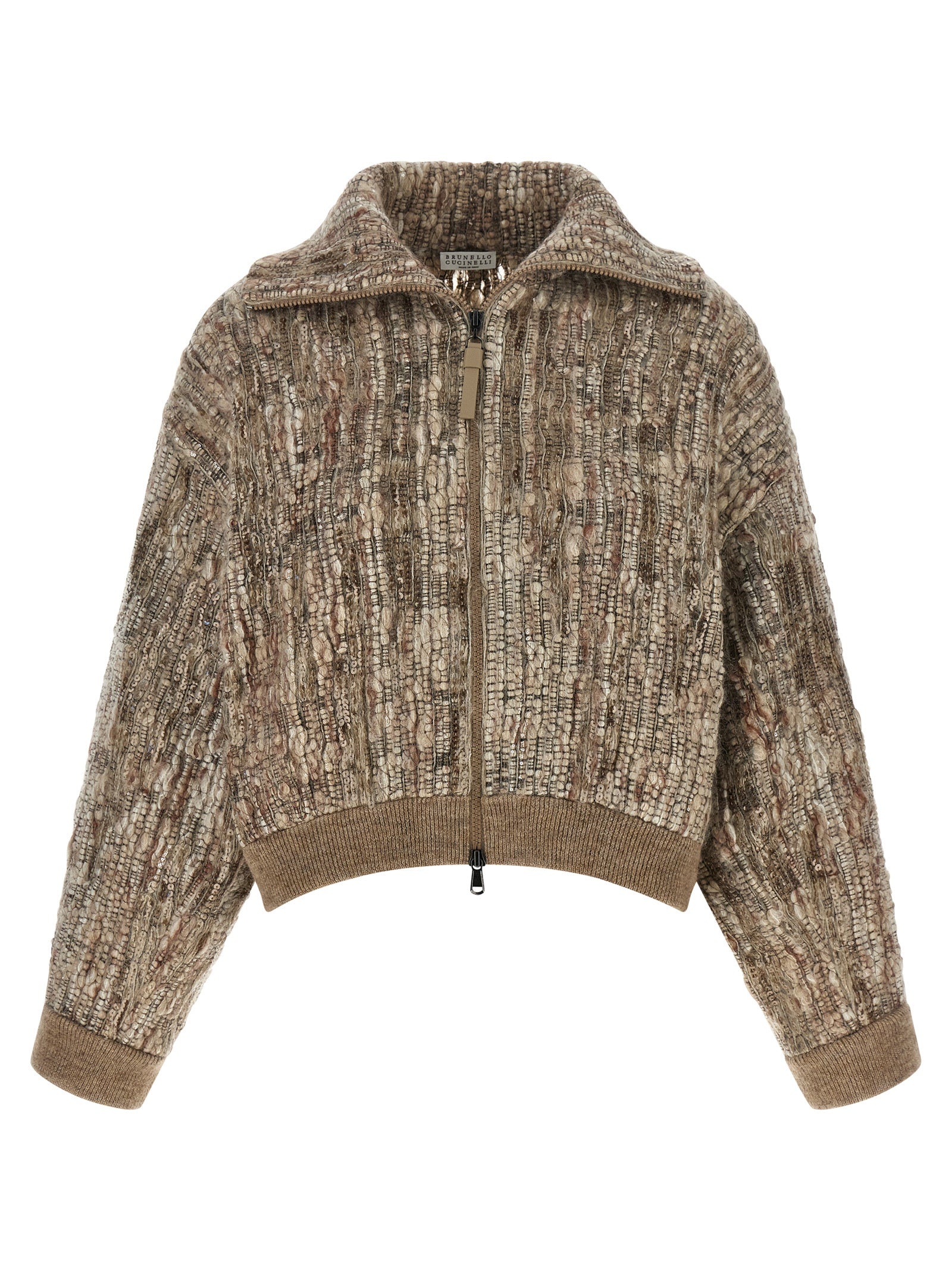 Brunello Cucinelli Women's Tweed Cardigan