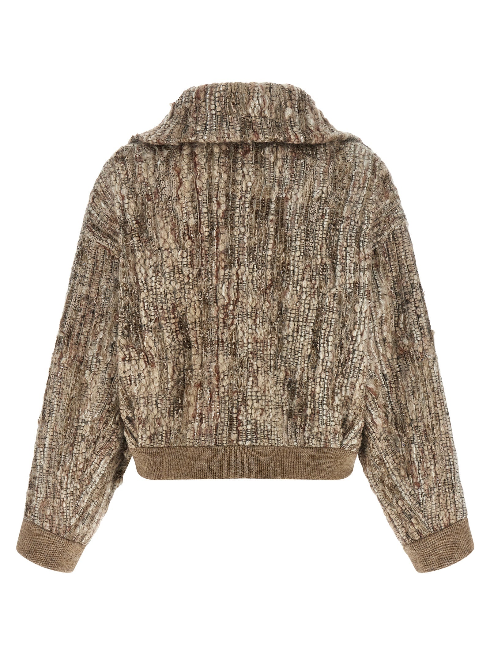 Brunello Cucinelli Women's Tweed Cardigan