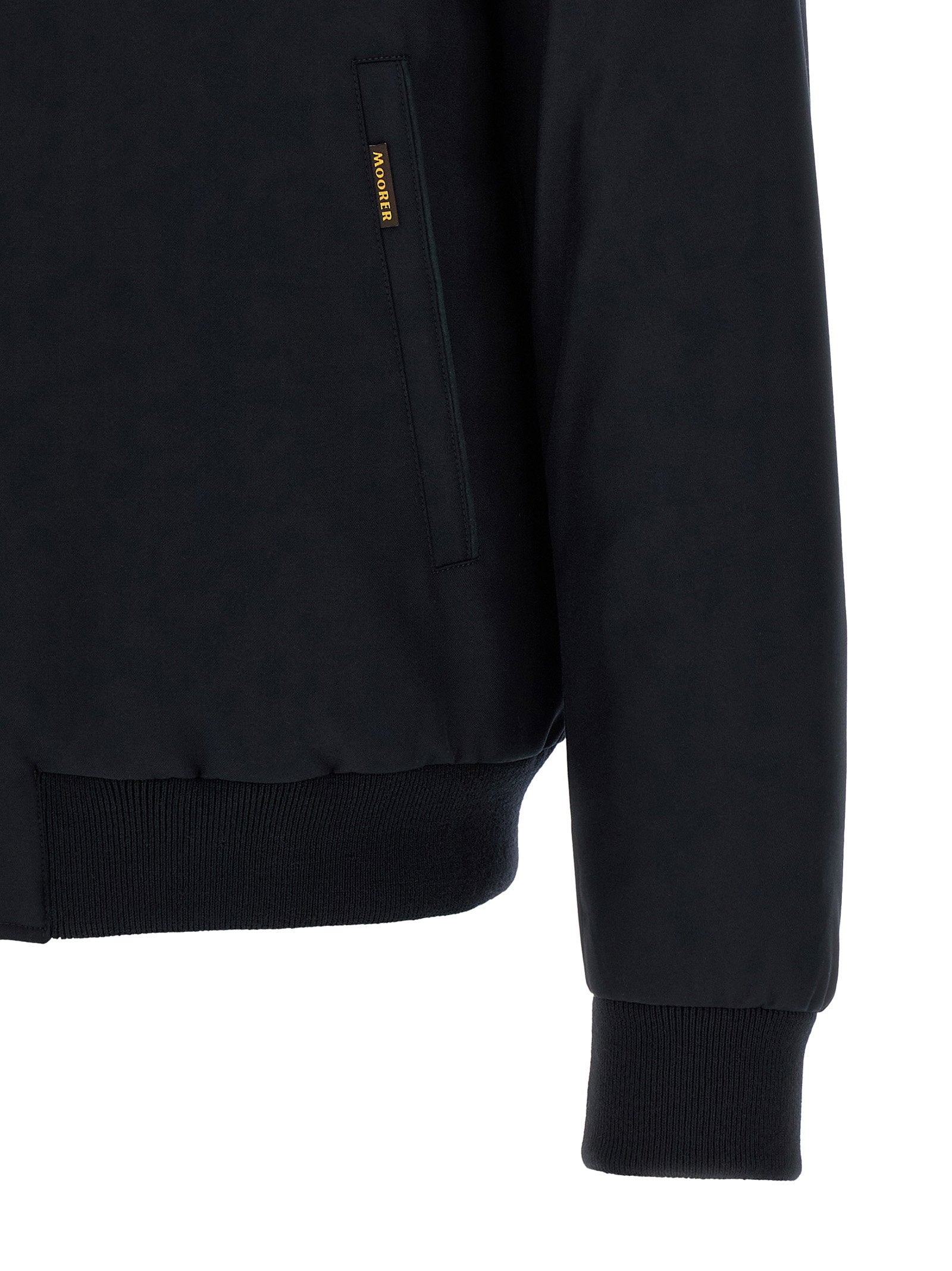 Moorer Men's Janos Bomber Jacket - Acqua Line