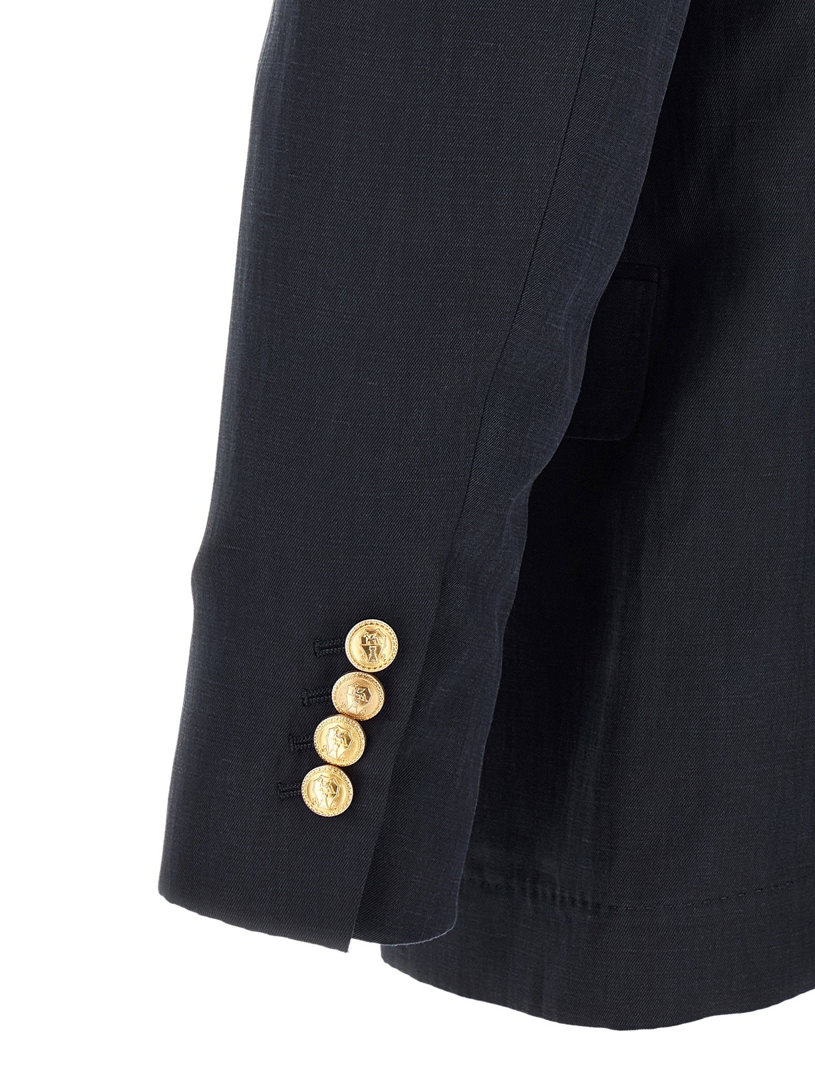 Brunello Cucinelli Men's Silk Twill And Linen Délavé Blazer