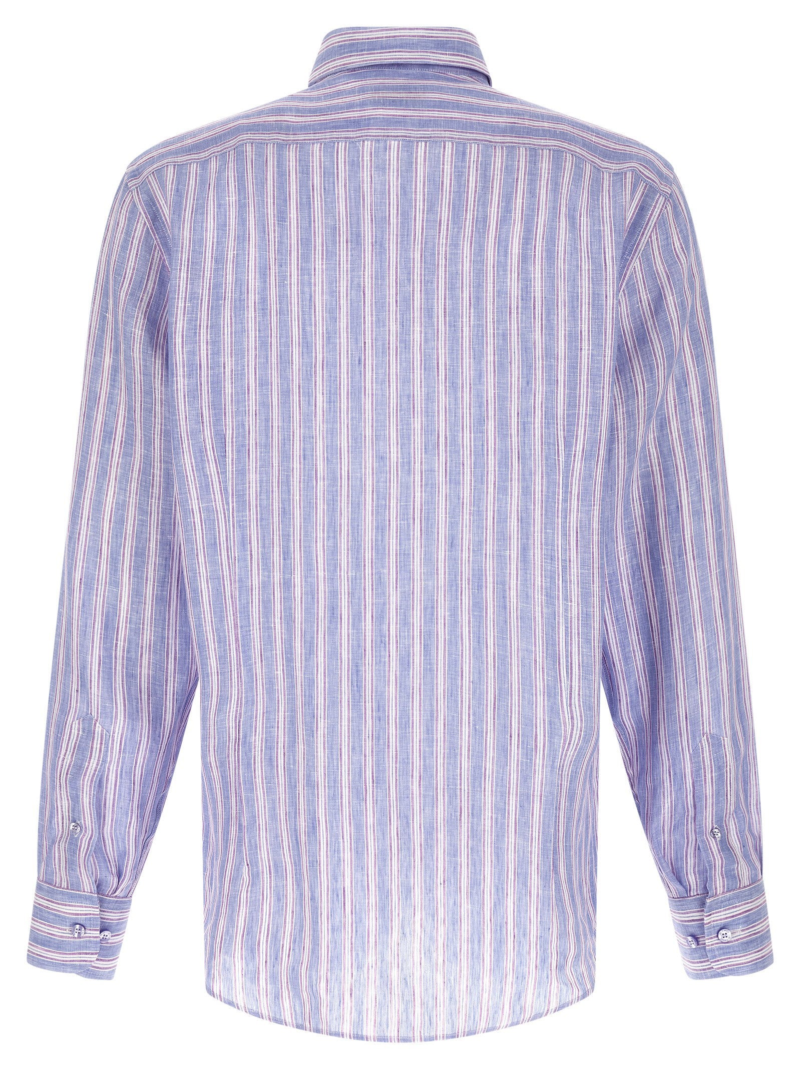 Etro Men's Striped Linen Shirt