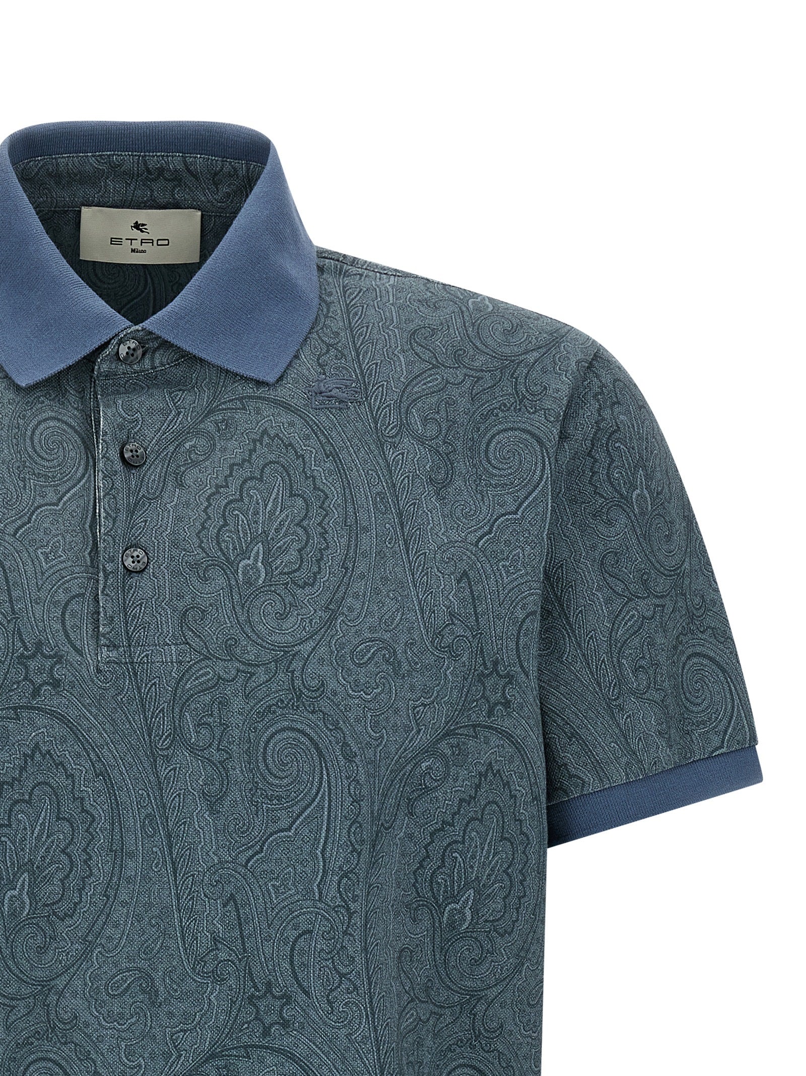 Etro Men's Paisley Polo Shirt