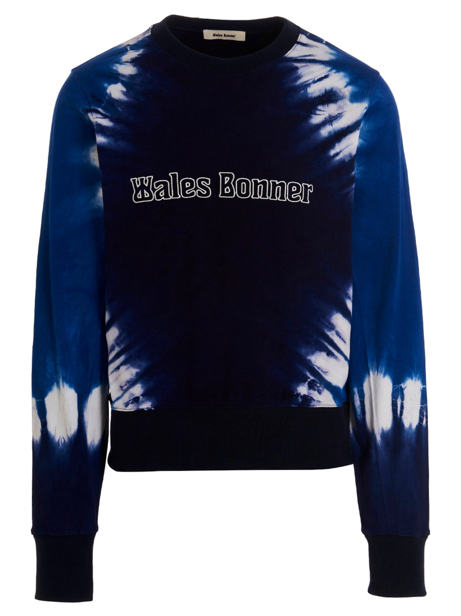 Wales Bonner Men's Logo Embroidery Tie Dye Sweatshirt