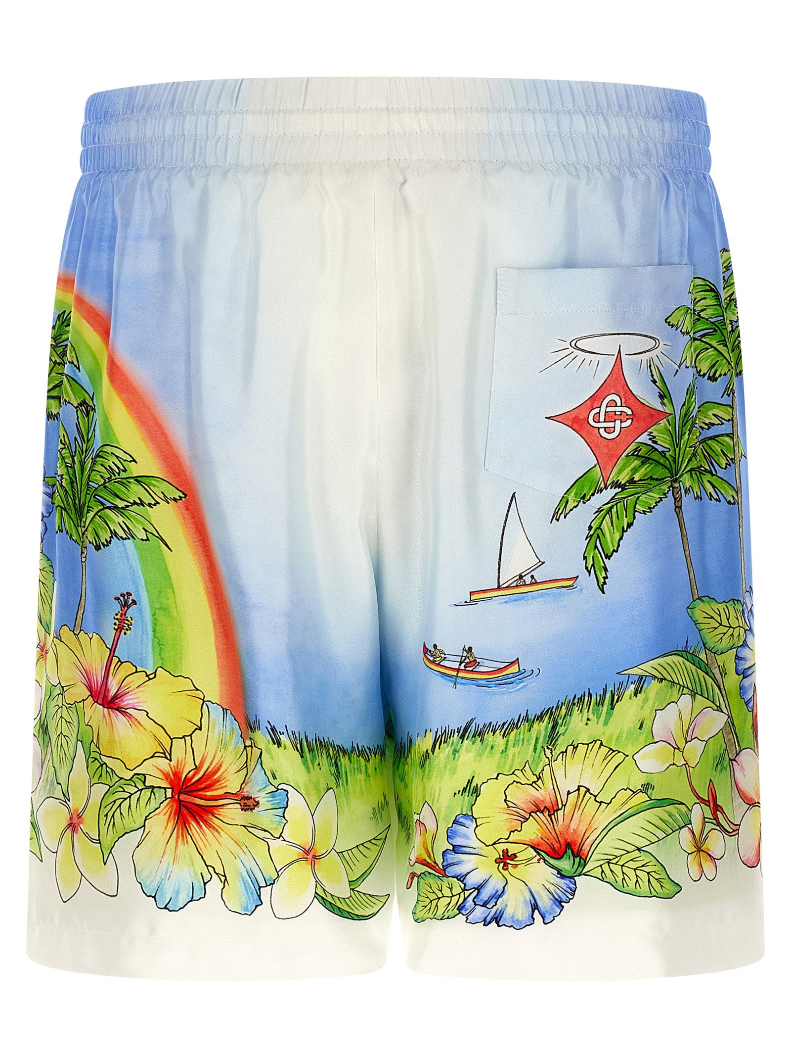 Casablanca Men's Aloha Bermuda Shorts