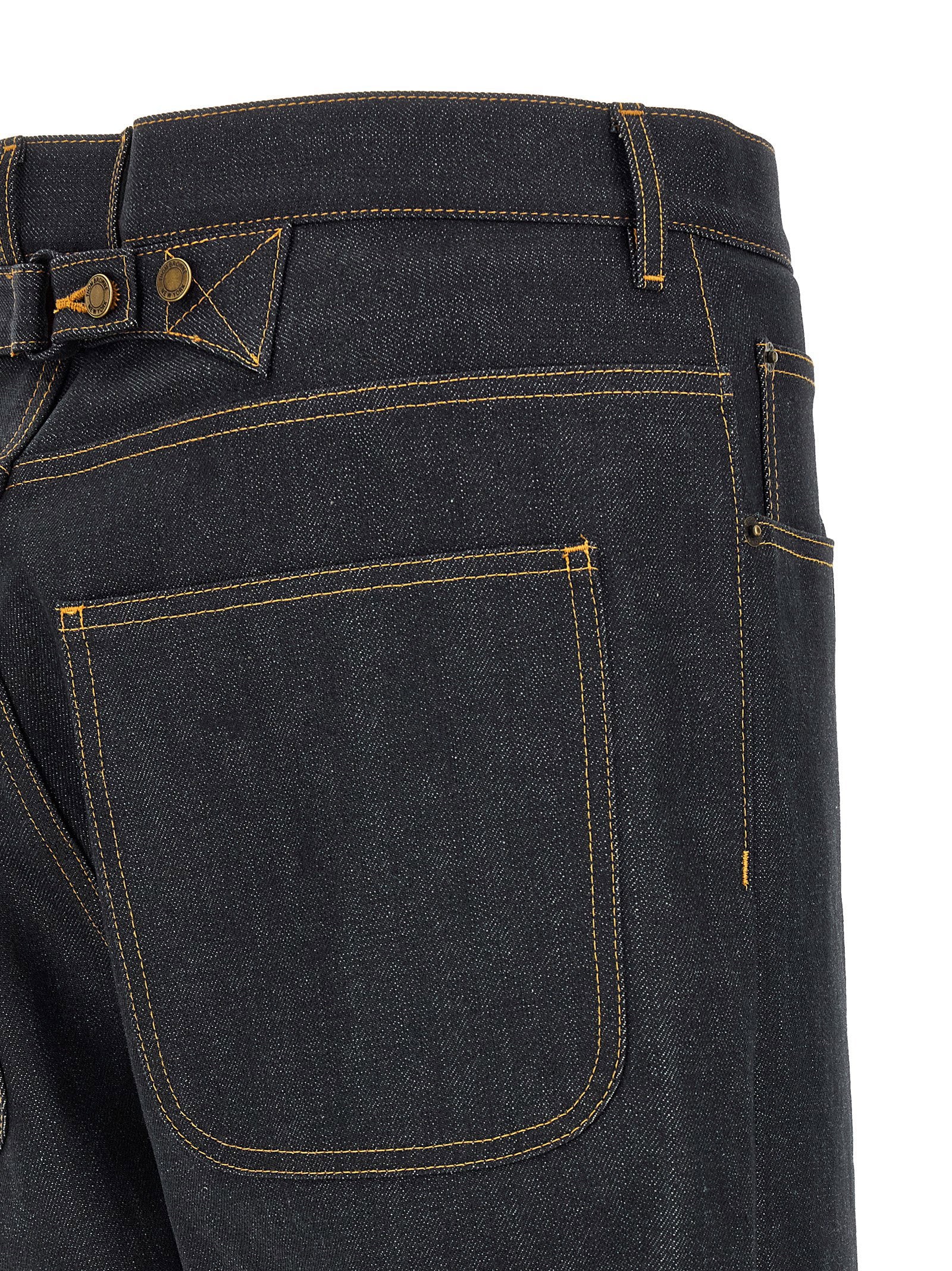Thom Browne Men's Japanese Selvedge Denim Jeans