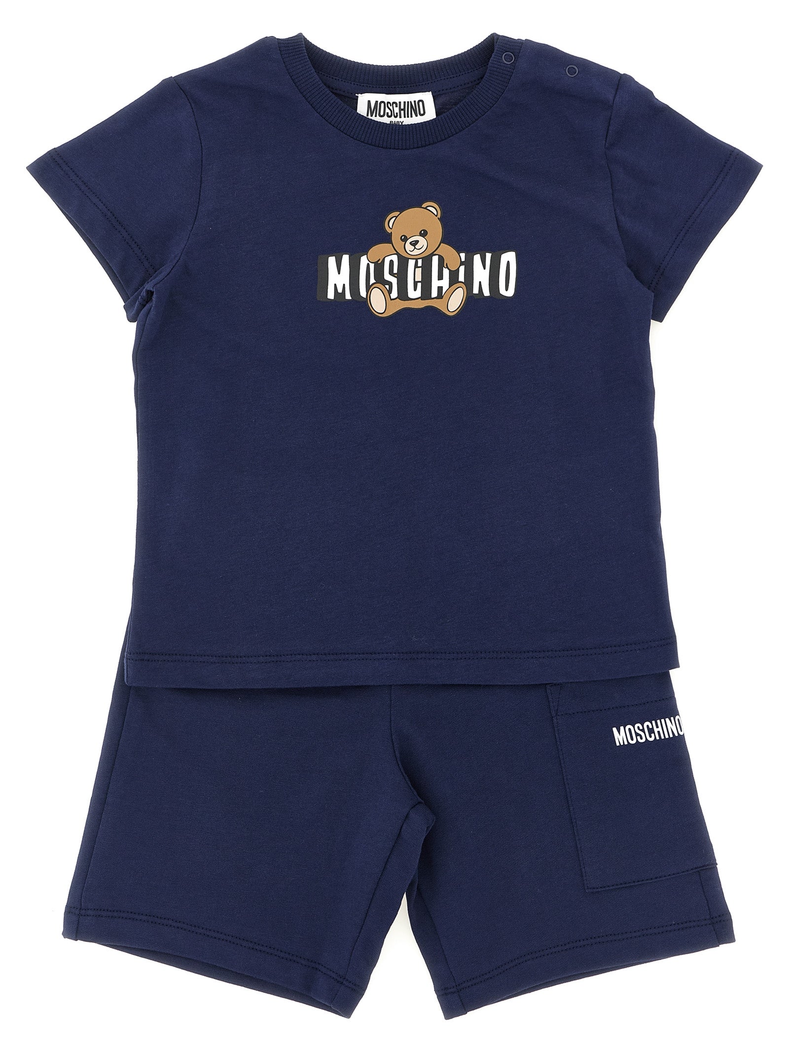 Moschino Baby Boy's Moschino Teddy Bear T-Shirt + Bermuda Suits