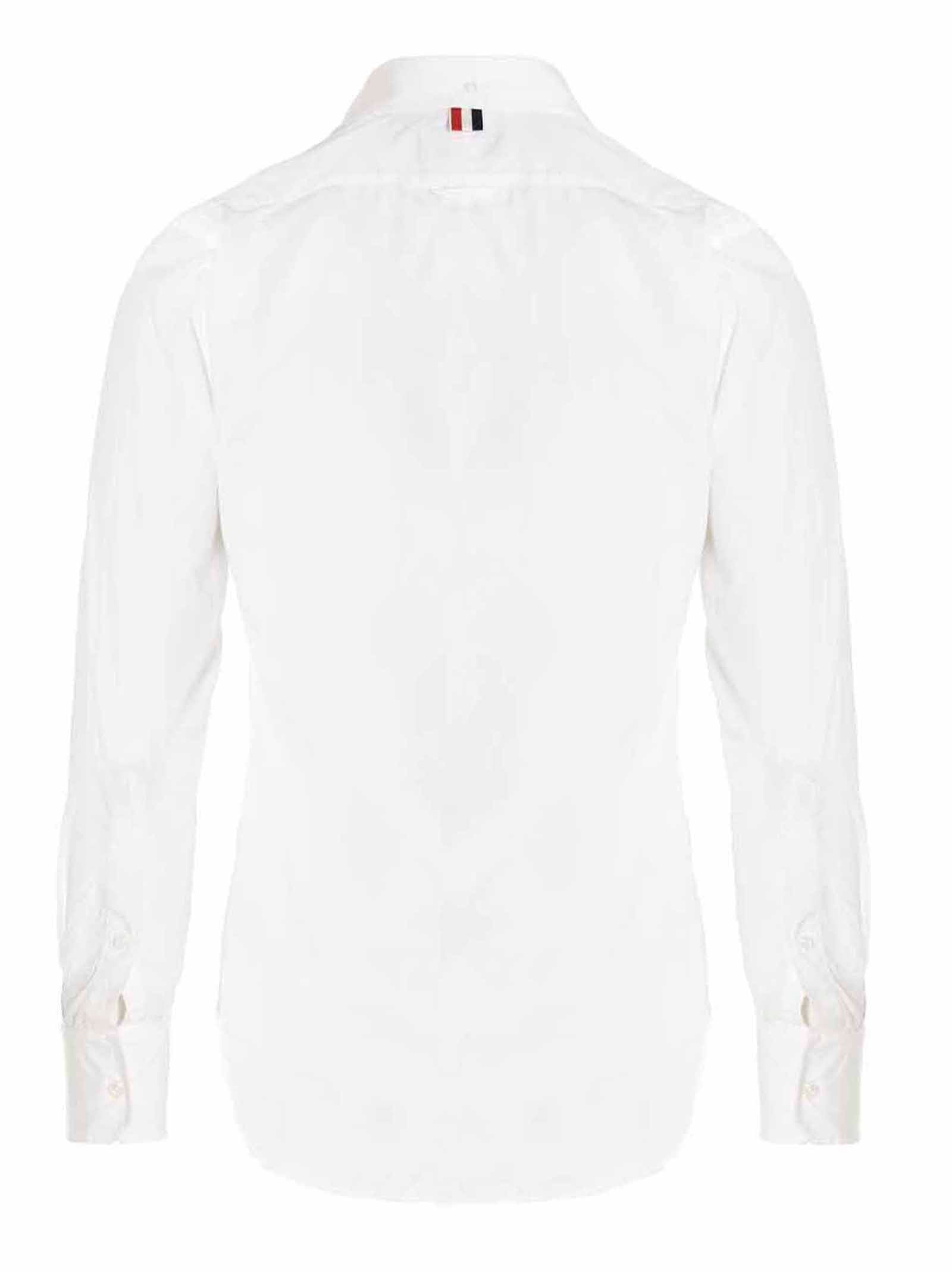 Thom Browne Men's Solid Poplin Shirt