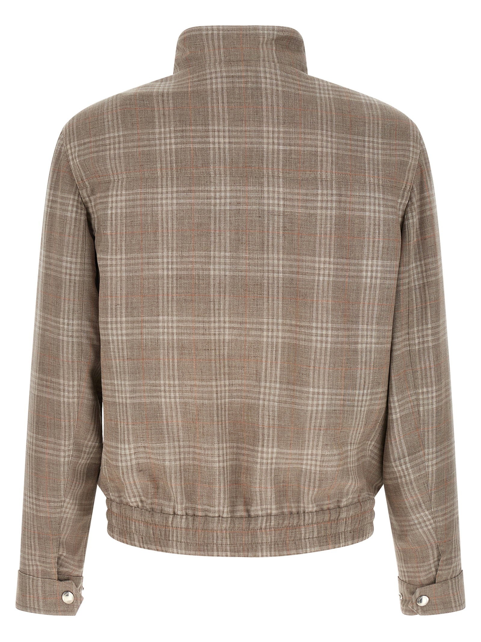 Brunello Cucinelli Men's Tartan Jacket