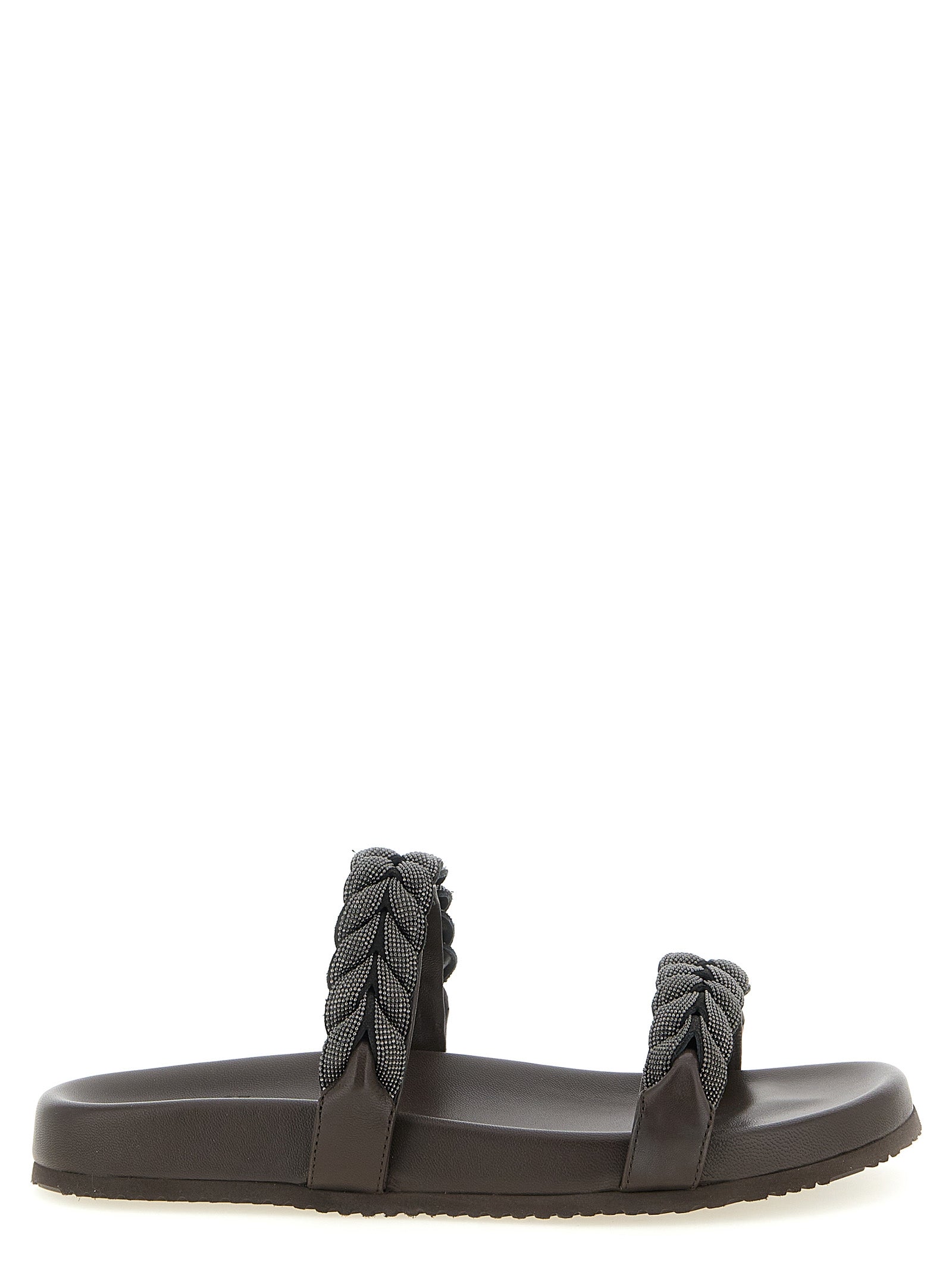 Brunello Cucinelli Women's Precious Braided Straps Sandals