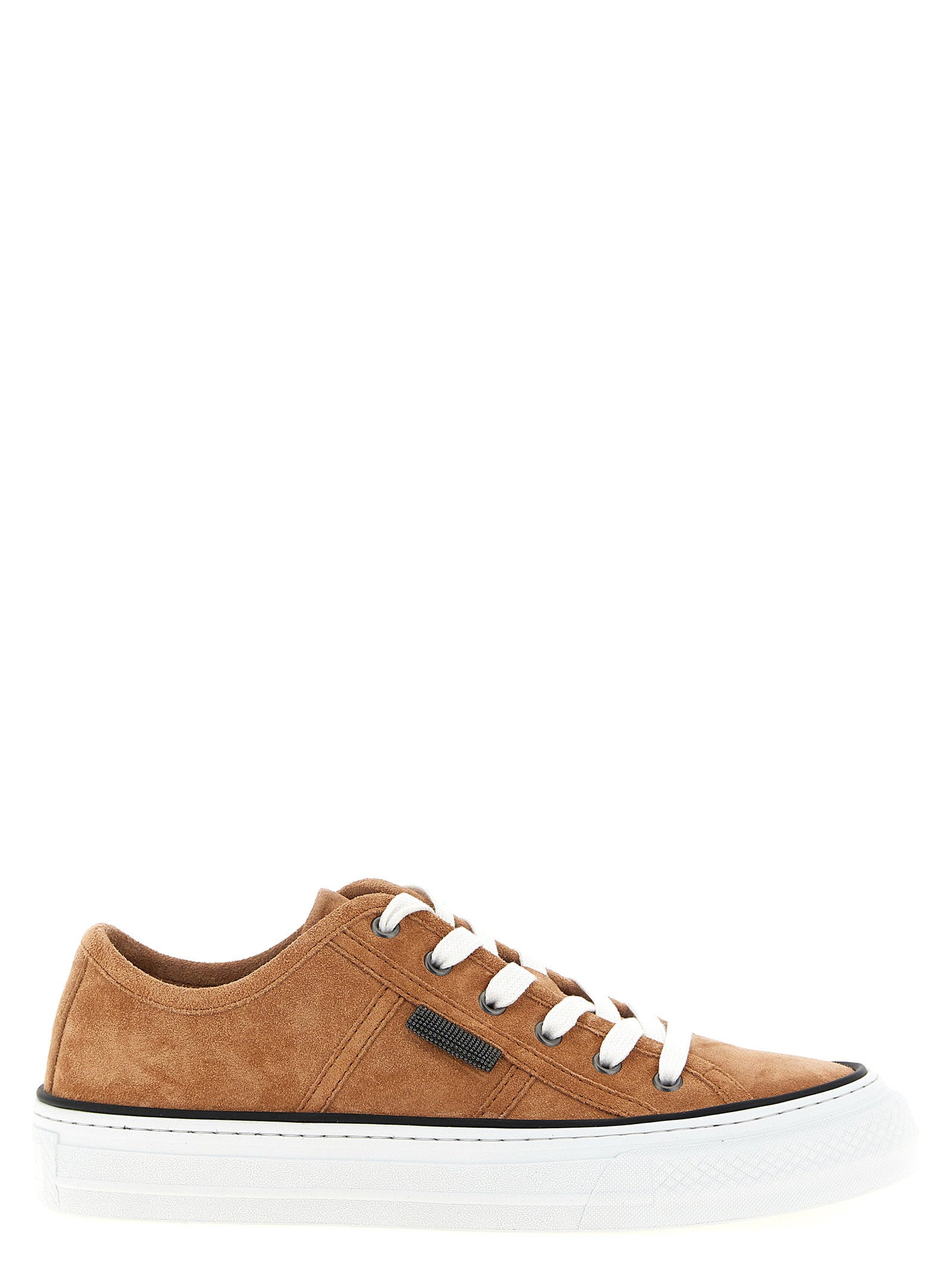 Brunello Cucinelli Women's Shiny Tab Sneakers