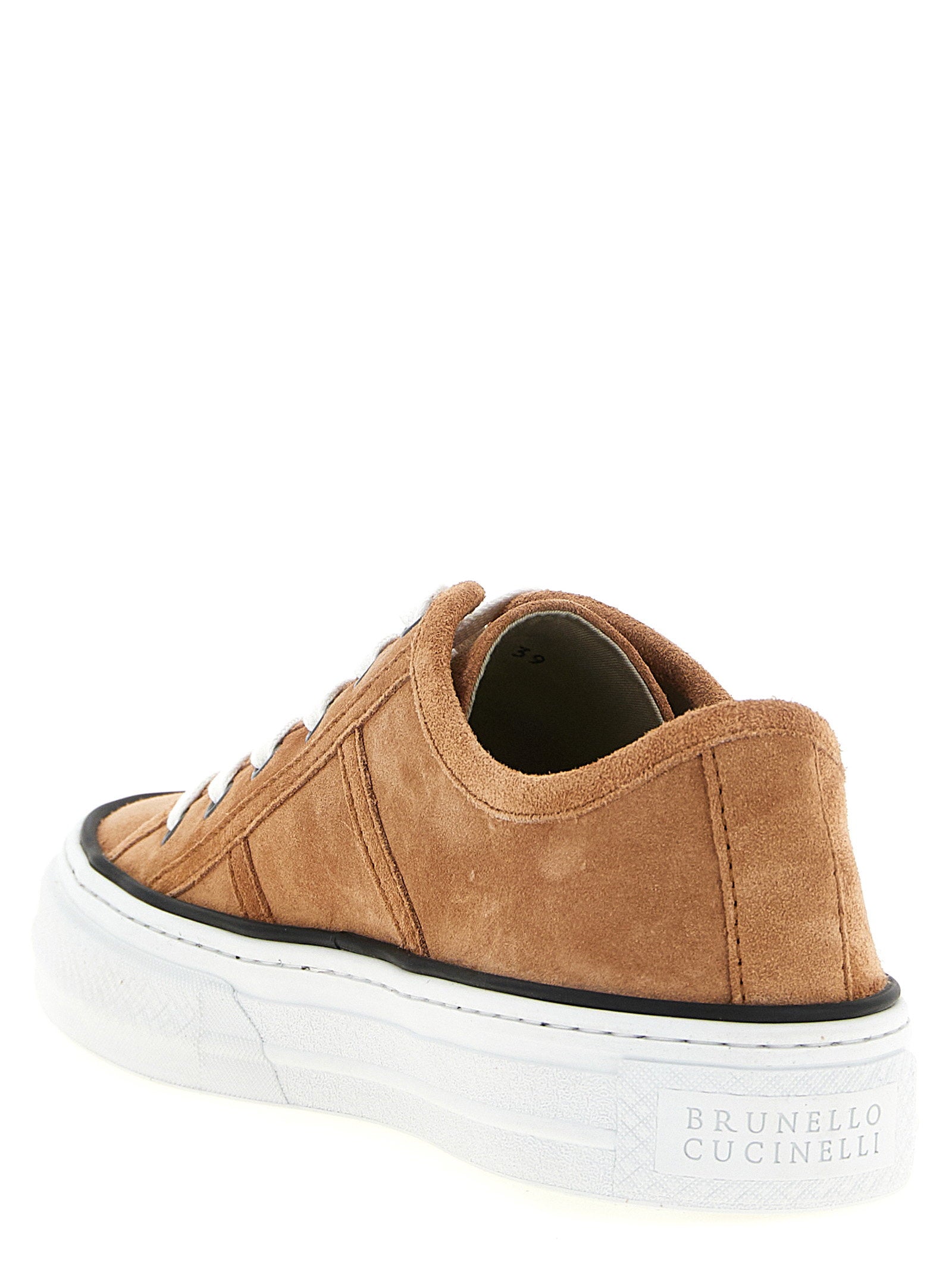 Brunello Cucinelli Women's Shiny Tab Sneakers